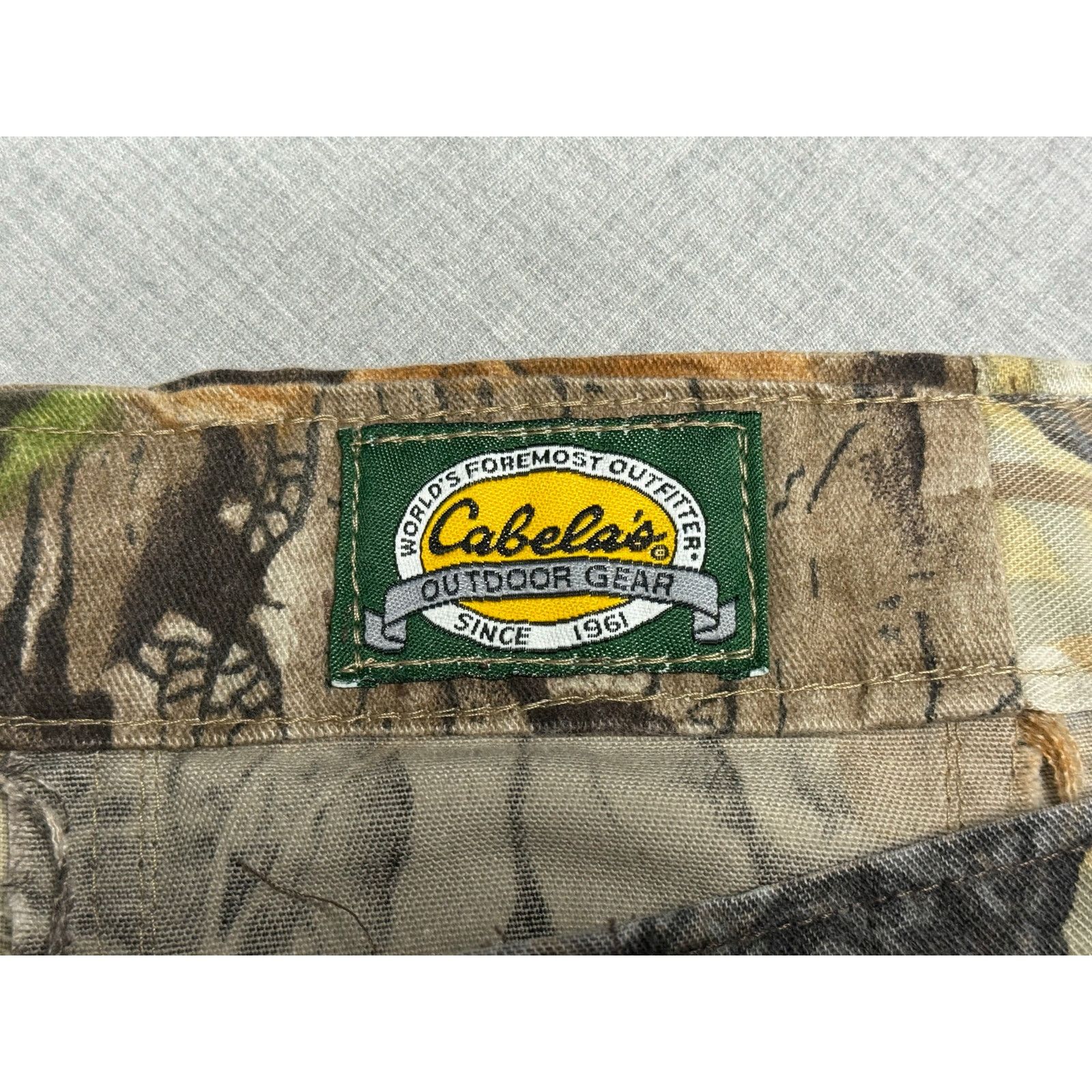 Cabelas Vintage 90s Cabela’s Camo Military Cargo Pants XL Long Size US 44 / EU 60 - 3 Thumbnail
