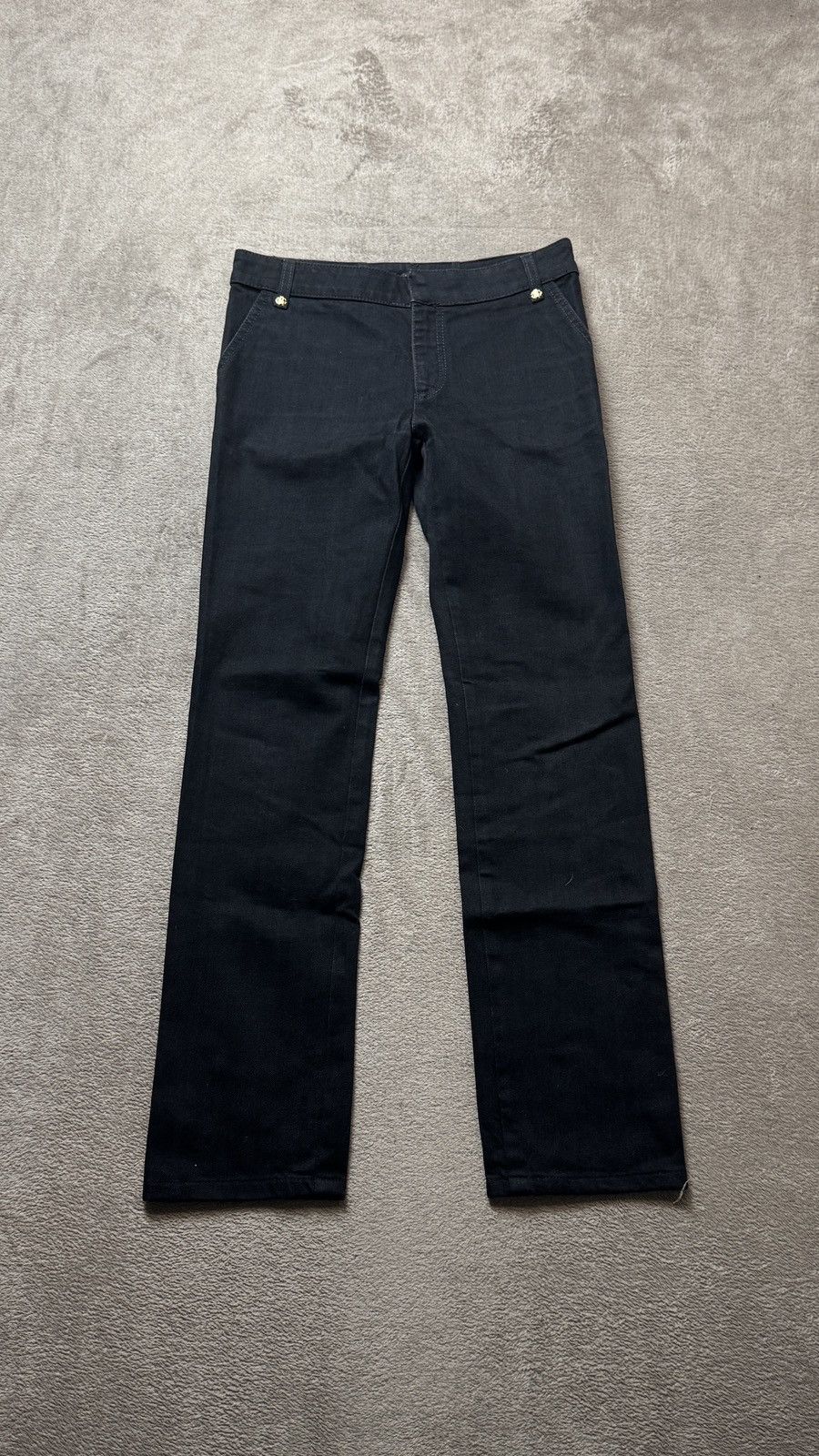 Roberto Cavalli Y2K Faded Punk Jeans grunge LGB hedi slimane dior ysl acne Size 27" / US 4 / IT 40 - 3 Thumbnail