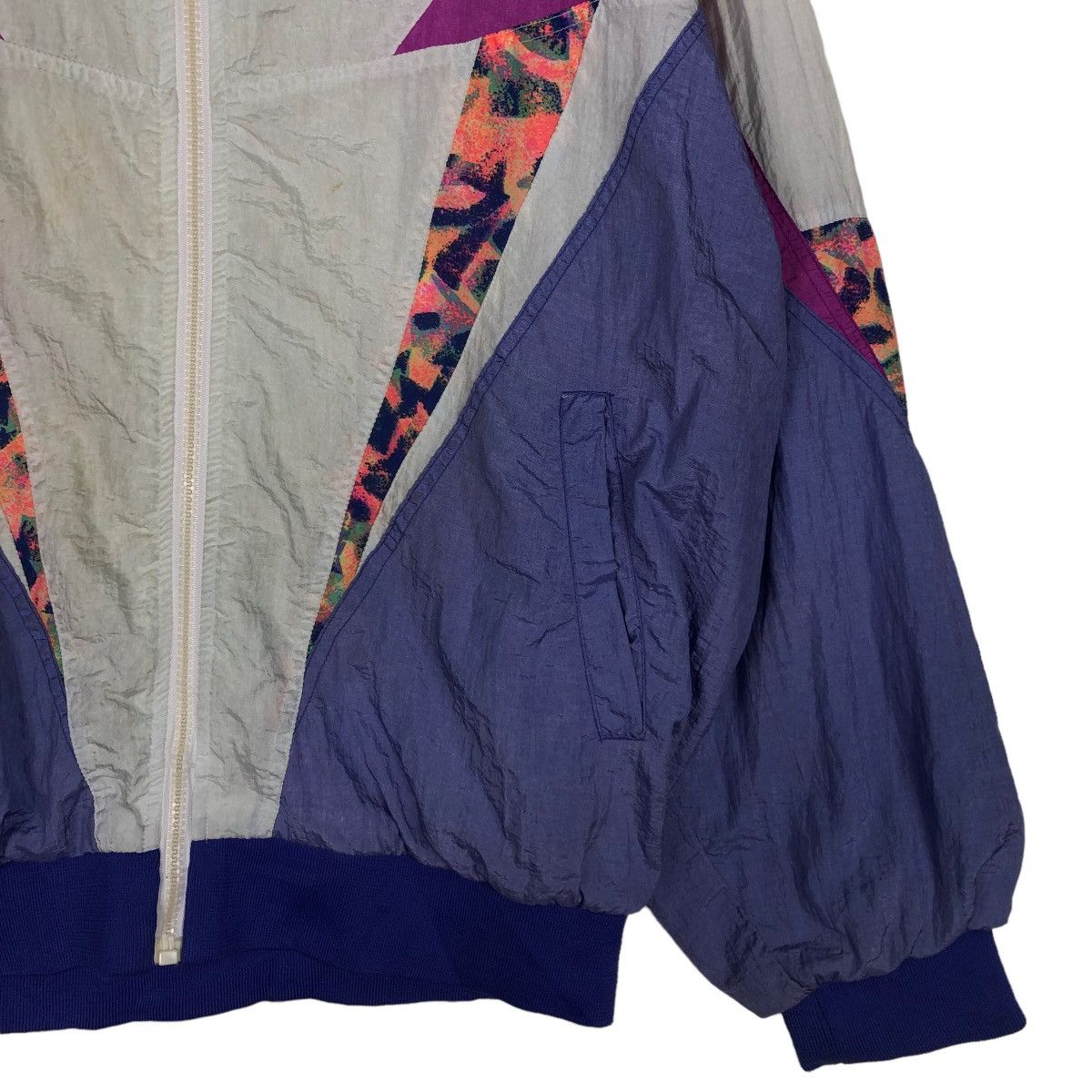 Japanese Brand 🔥90’s Vtg Bomber Jacket Nylon Star Flex Sports Big Logo Size US L / EU 52-54 / 3 - 5 Thumbnail