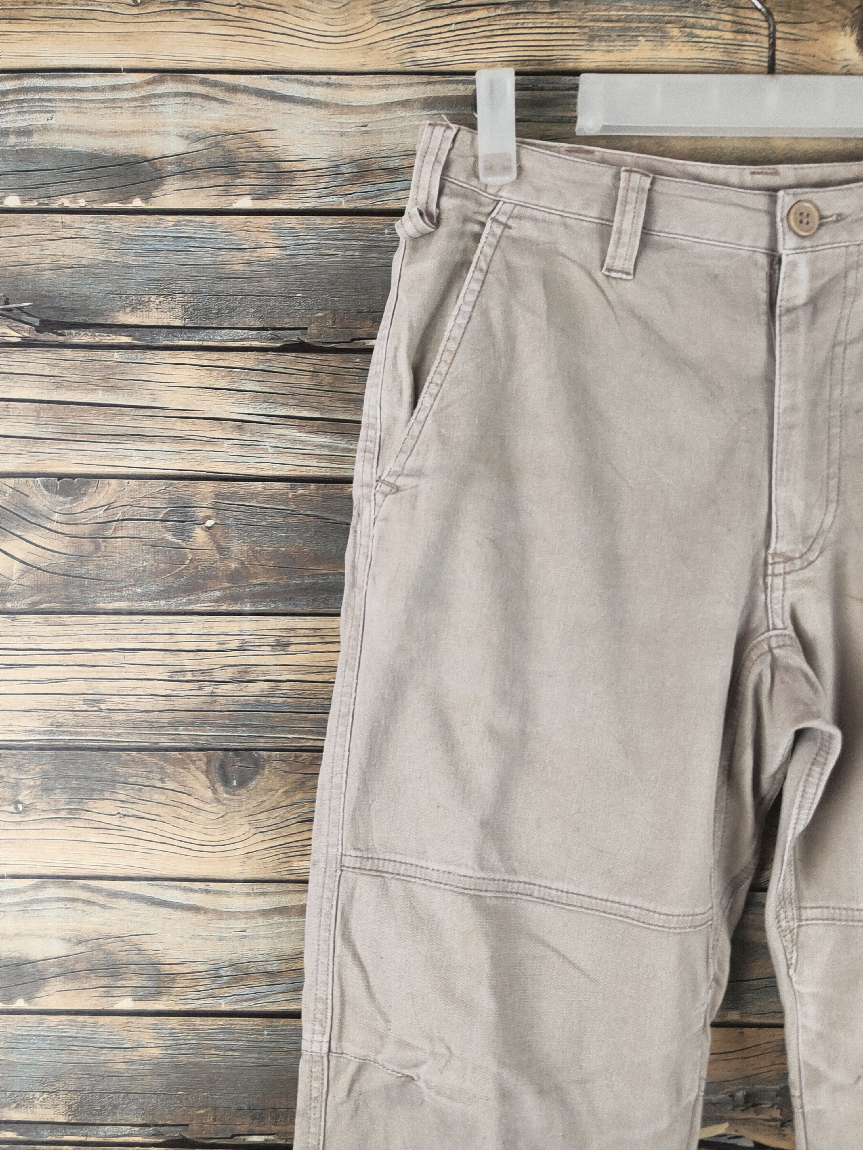 Japanese Brand DL Japanese Brand Ivory Multipocket Casual Pants #46-343 Size US 28 / EU 44 - 3 Thumbnail