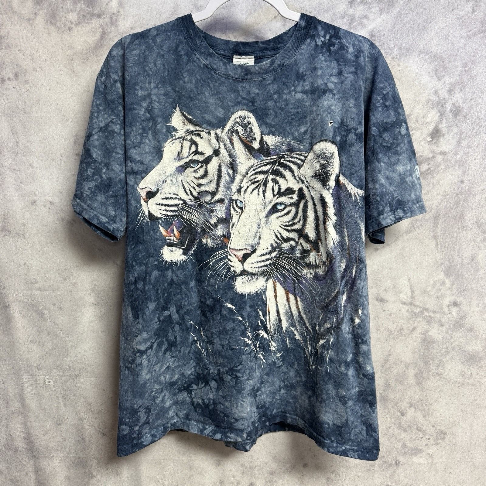 Rainforest Vintage Rainforest Cafe White Tiger T Shirt Mens L 21x27 Size US L / EU 52-54 / 3 - 1 Thumbnail