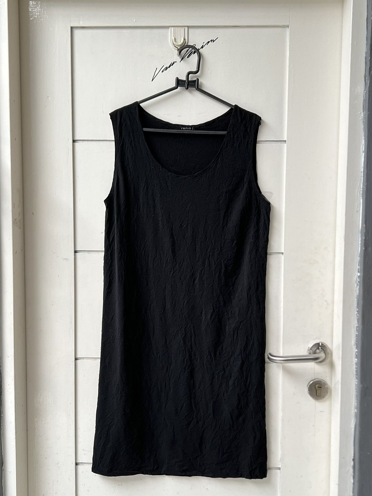 Yohji Yamamoto I Wish Y’S Bis Black Sleeveless Dress Size US S / EU 44-46 / 1 - 1 Thumbnail