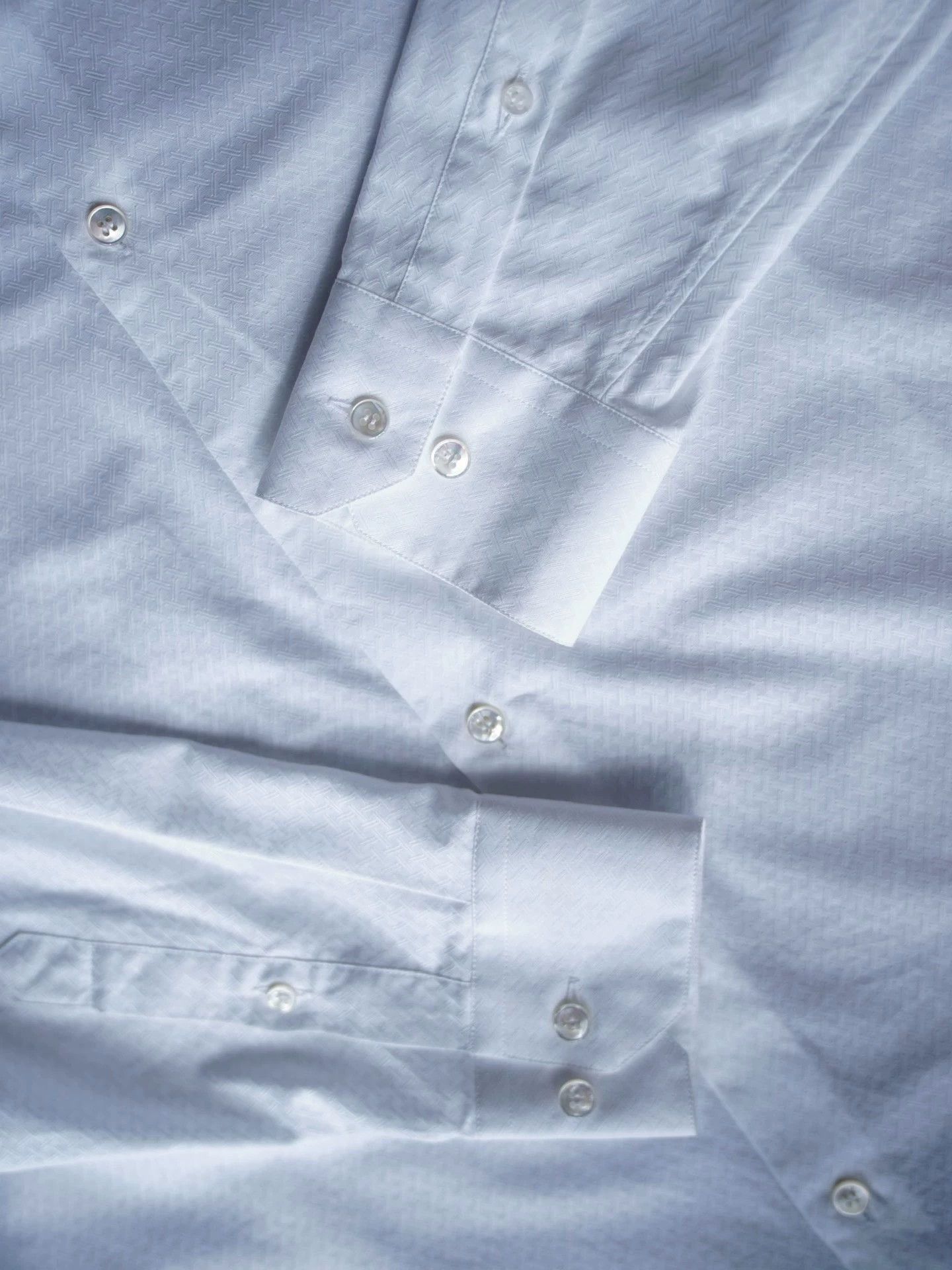 Giorgio Armani White Long Sleeve Button-Up Shirt Size US L / EU 52-54 / 3 - 3 Thumbnail