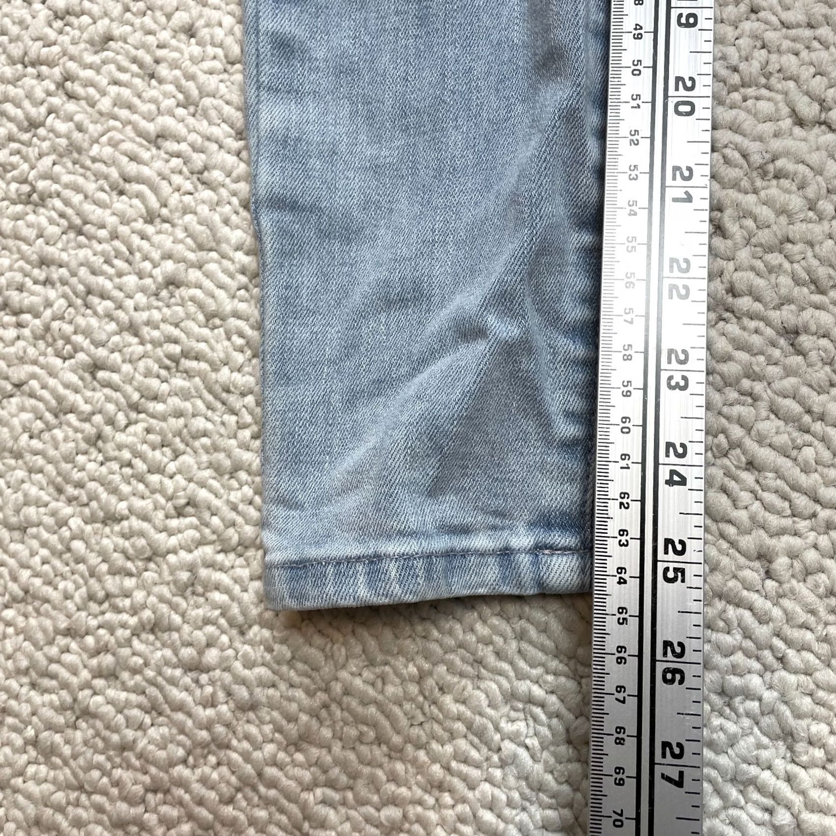 Denime Enjean Jeans Juniors Skinny Distressed Ripped Denim Light Wash 24x25 1 Teen Blue Jeans Girls Boys Size 42" / US 20 - 5 Thumbnail