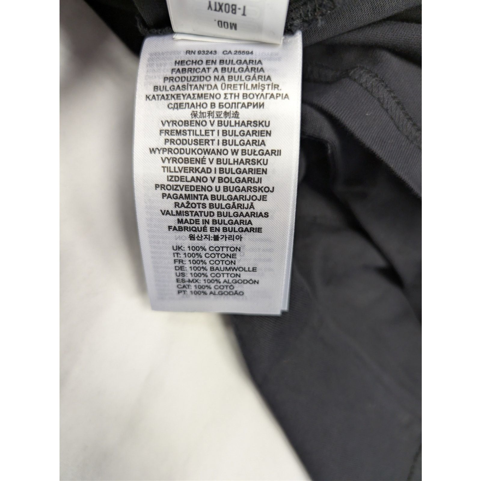 Diesel o1rshd1 T-Boxty T-shirt in black cotton jersey Size US M / EU 48-50 / 2 - 18 Thumbnail