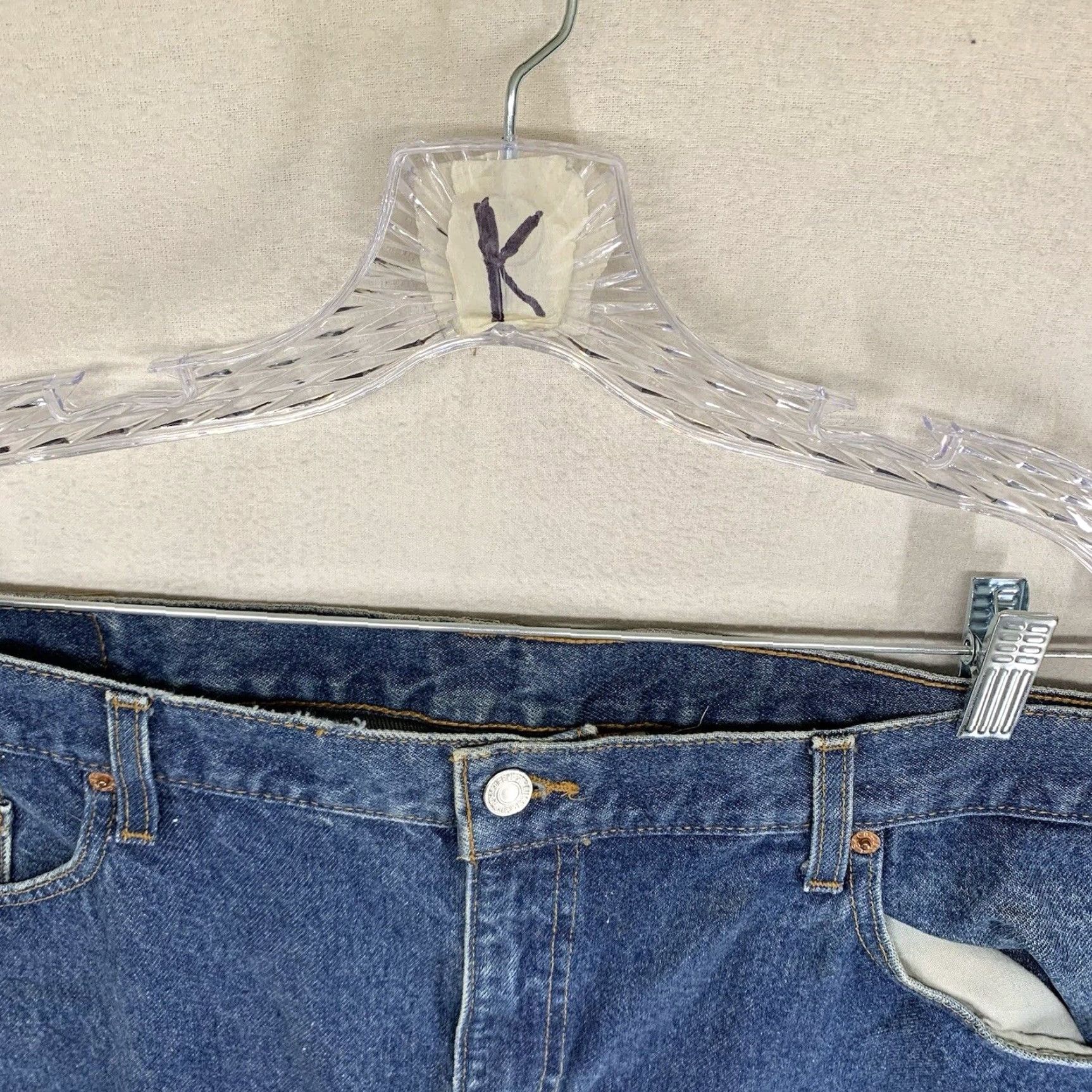 Levi's VINTAGE Levi's 505 Jeans Men's 42x30 Straight Fit Blue Denim 90s Retro Cowboy Size US 42 / EU 58 - 3 Thumbnail