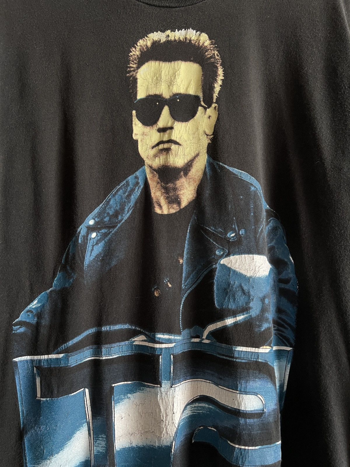 Vintage Vintage 1991 Terminator 2 Judgment Day Rare Design Tee Size US L / EU 52-54 / 3 - 3 Thumbnail
