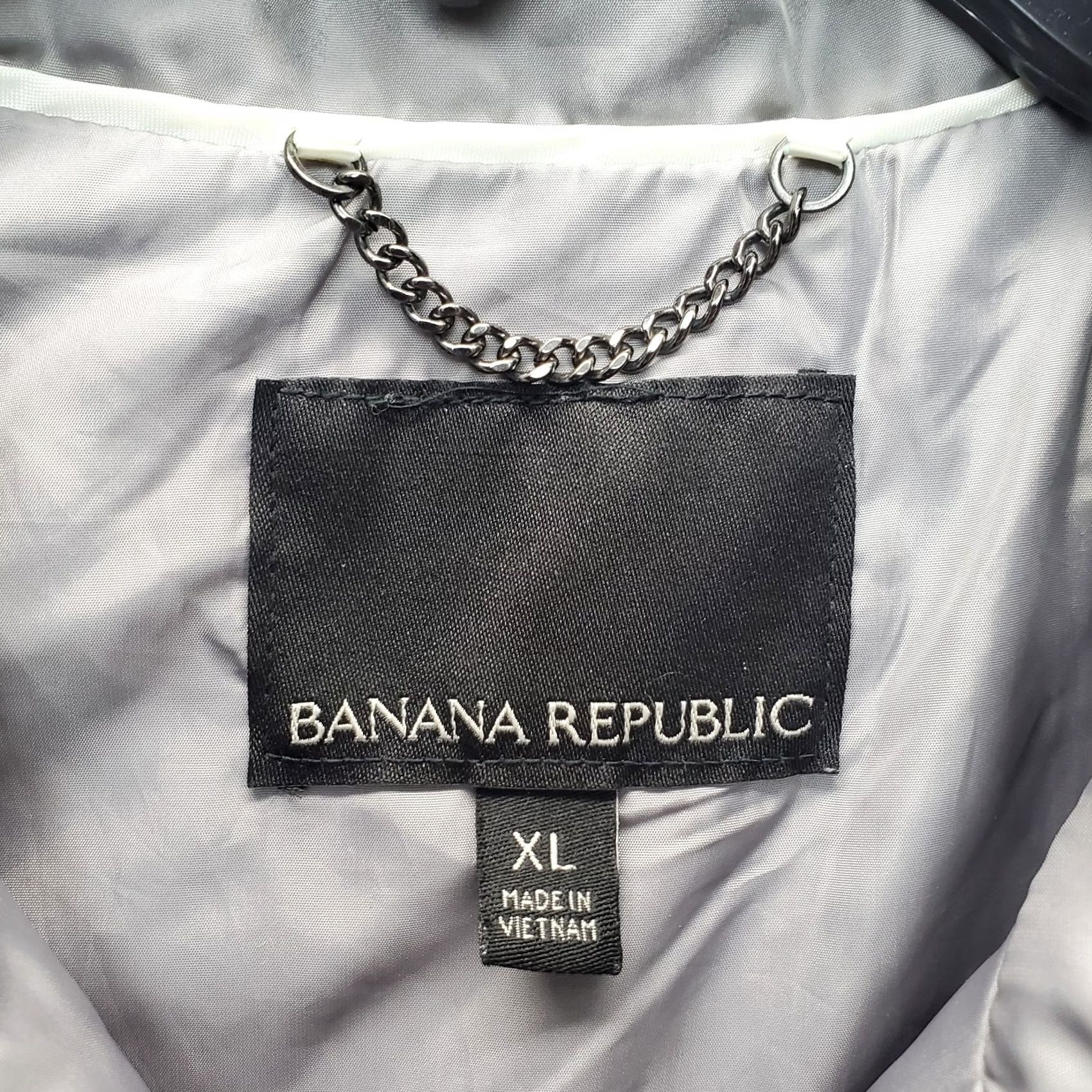 Banana Republic Banana Republic Puffer Vest Womens XL Gray Quilted Packable Down Slim Fit Zip Up Vest Size XL / US 12-14 / IT 48-50 - 5 Thumbnail