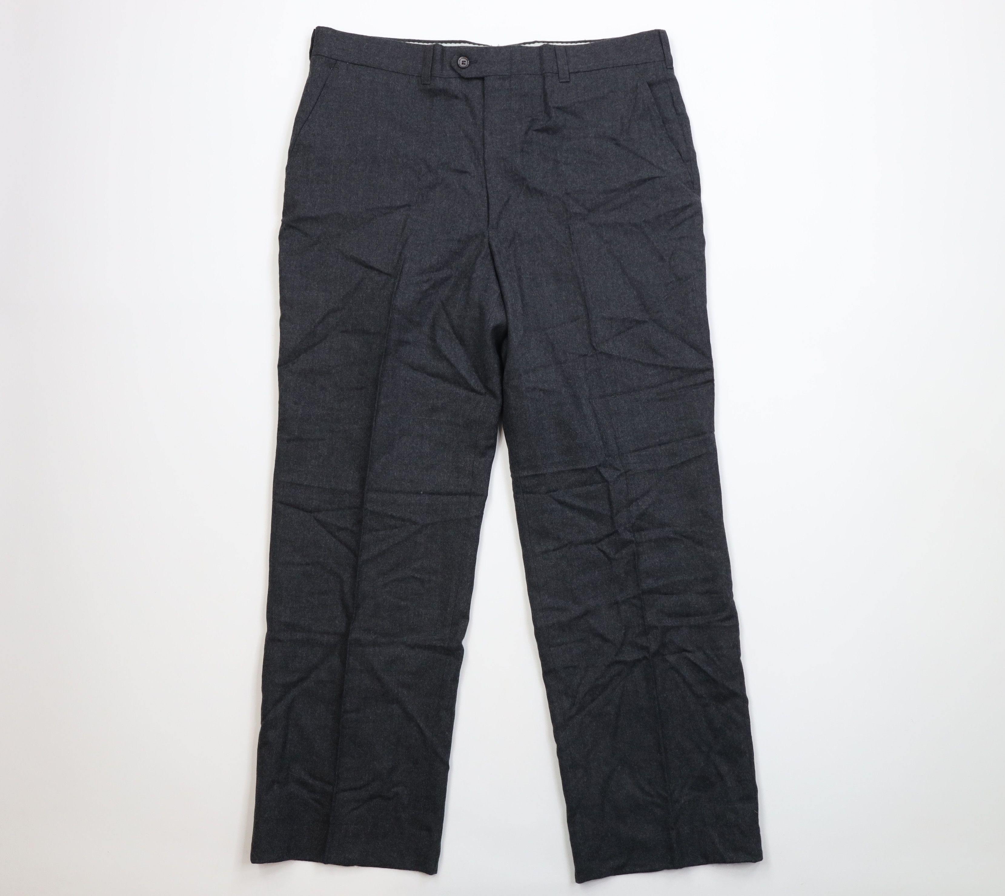 Vintage 70s Streetwear Knit Flared Wide Leg Chino Pants USA