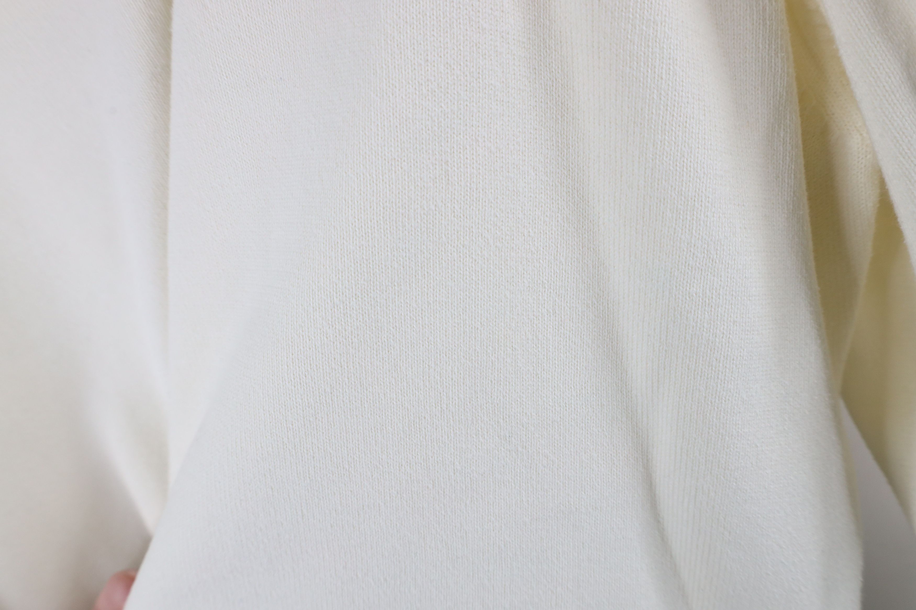 Lands' End × Vintage Vintage 90s Lands End Lightweight Ribbed Knit Sweater Cream Size XXL / US 16-18 / IT 52-54 - 7 Thumbnail