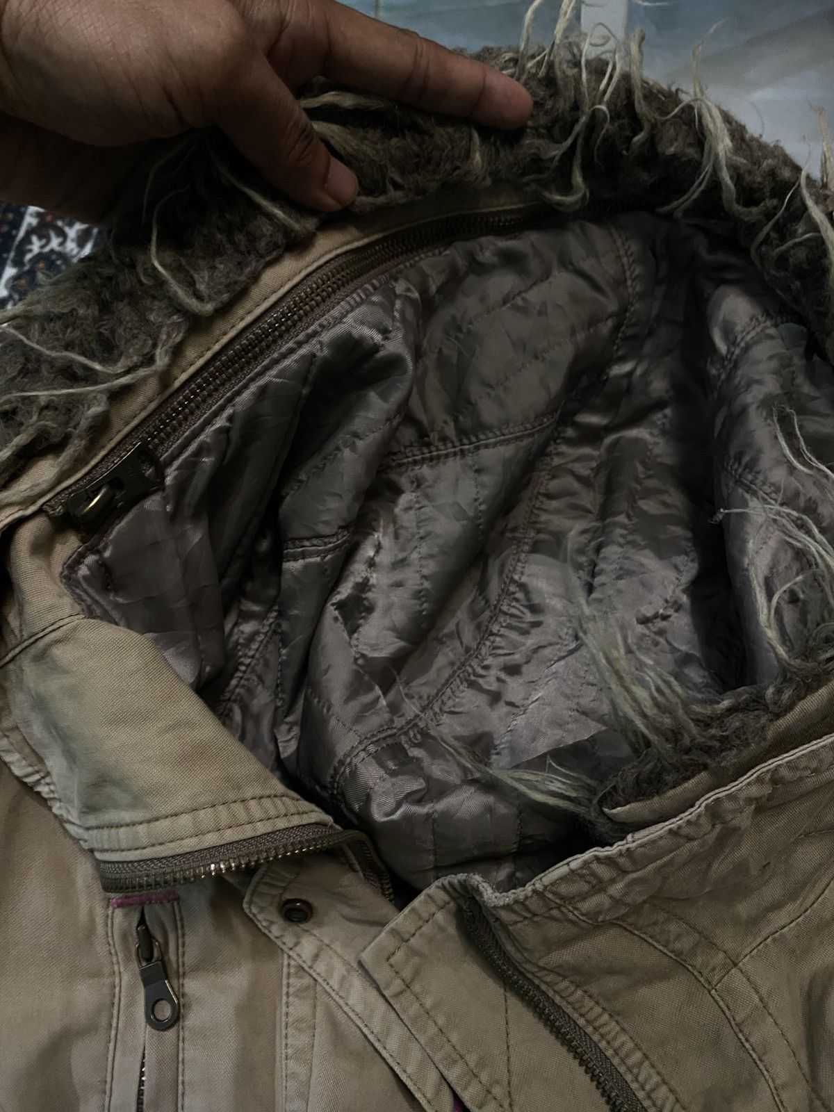 Hysteric Glamour × Undercover VINTAGE 90S If Six Was Nine LGB Faux Fur Zip Hoodie Jacket Size US M / EU 48-50 / 2 - 22 Thumbnail