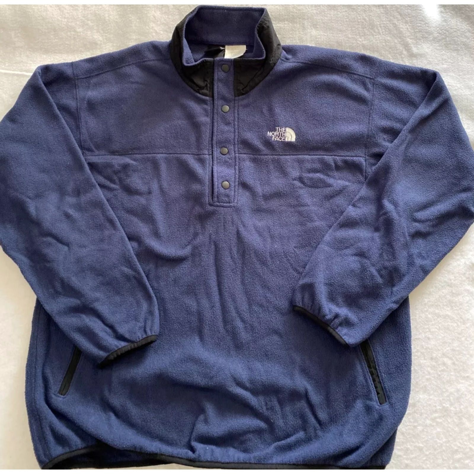 The North Face VINTAGE The North Face Fleece Pullover Sweater Men’s Blue Lightweight Sz XL /19-7 Size US XL / EU 56 / 4 - 2 Thumbnail