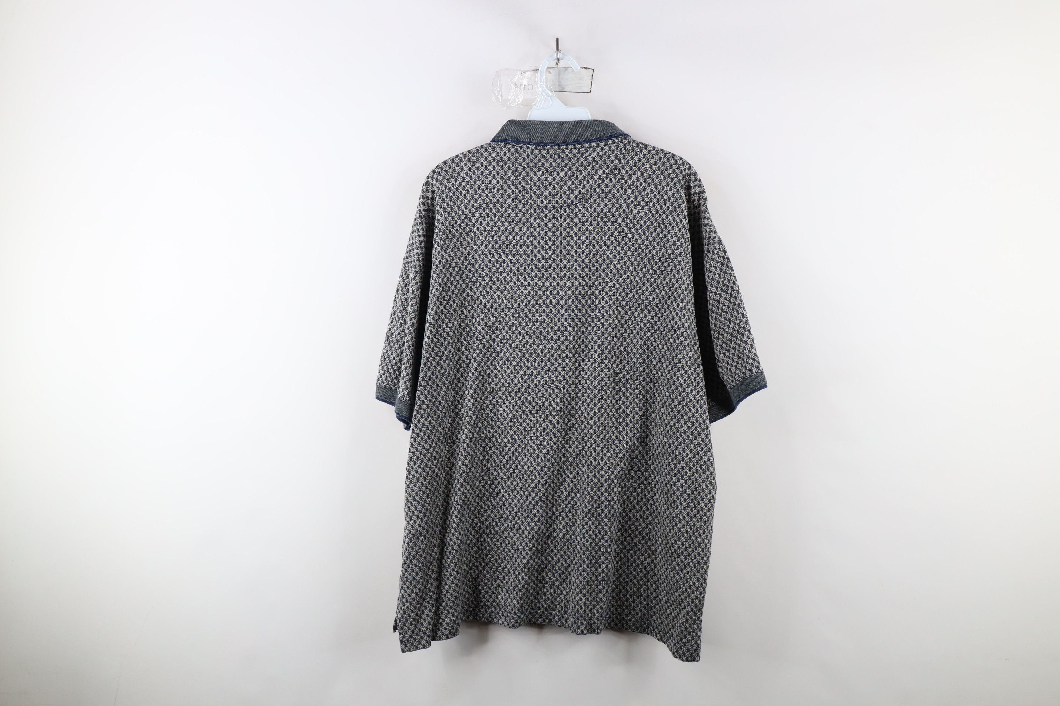 Vintage Vintage 90s Streetwear Geometric Collared Golf Polo Shirt Size US XL / EU 56 / 4 - 9 Thumbnail