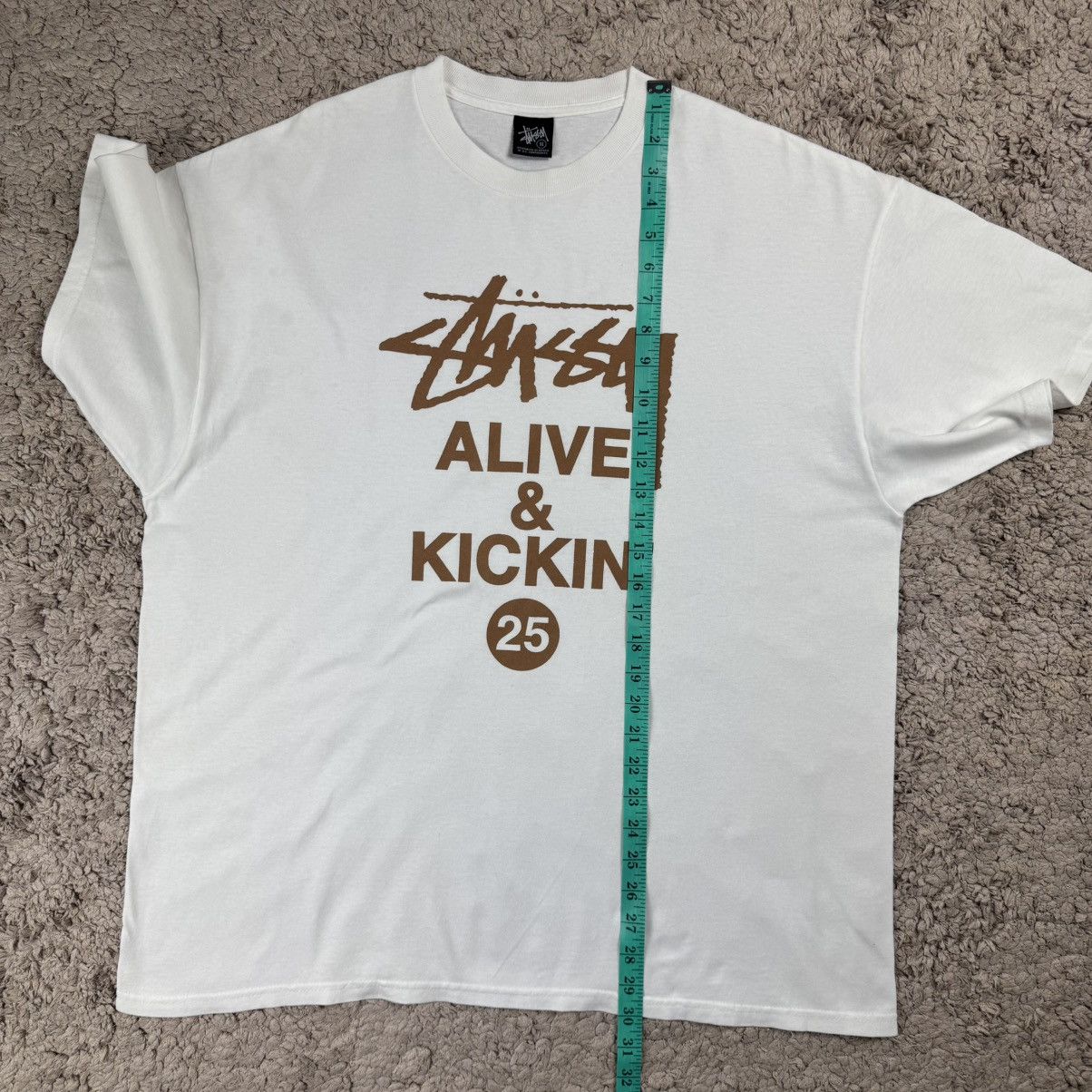 Stussy Vintage Stussy Alive & Kickin’ 25 Anniversary T-shirt Size US XL / EU 56 / 4 - 15 Thumbnail