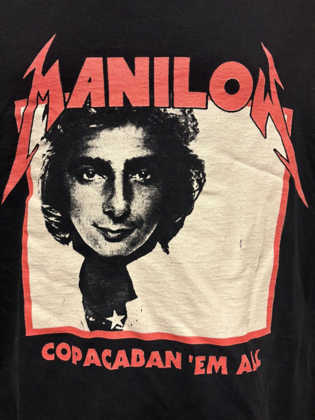 Band Tees Vintage Manilow Copacaban Em All Tshirt Metallica Grail Size US XXL / EU 58 / 5 - 5 Thumbnail