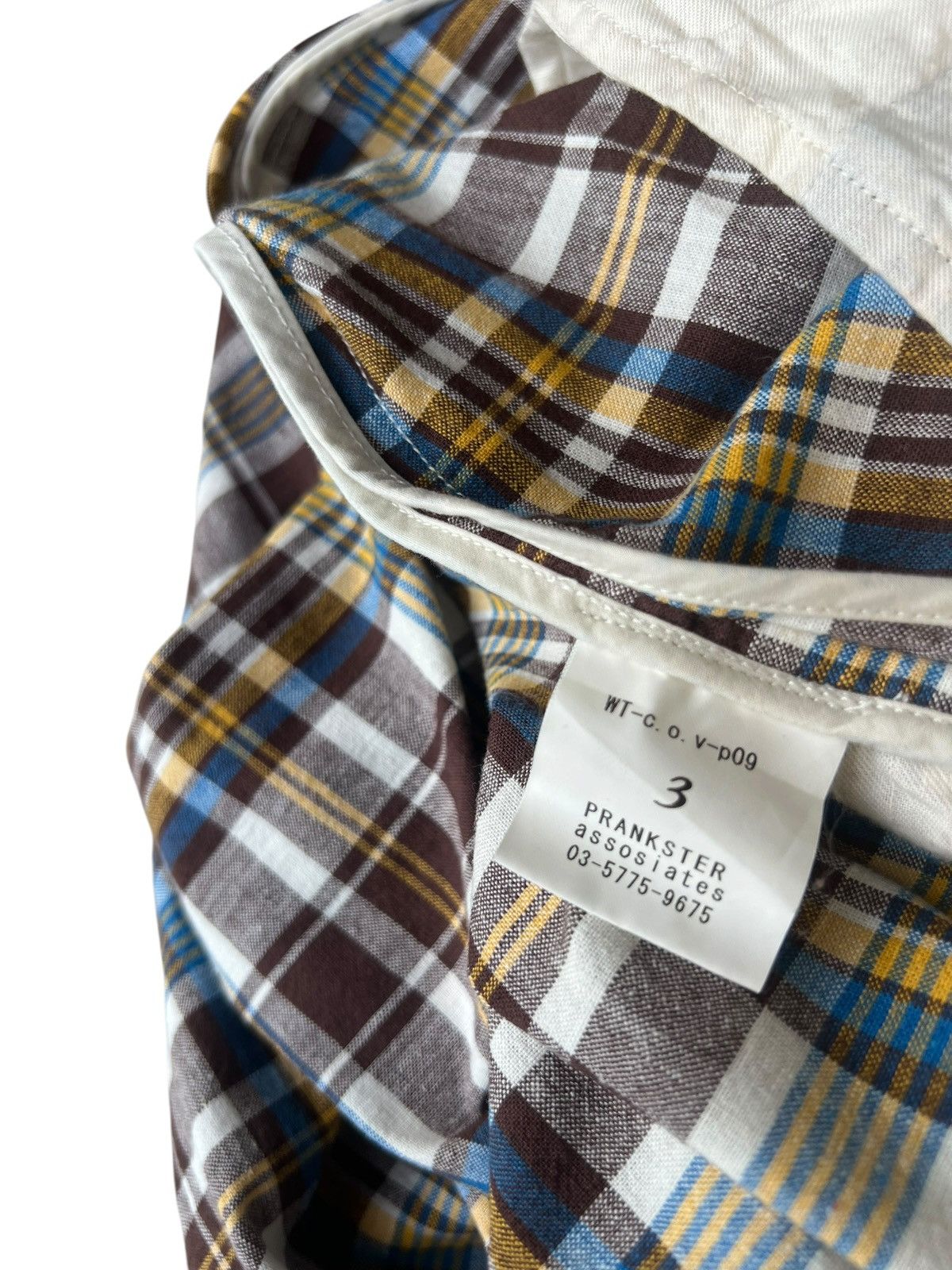 Waste(twice) Waste Twice Japan 100% Linen Checkered Trouser Pant Size US 34 / EU 50 - 23 Thumbnail