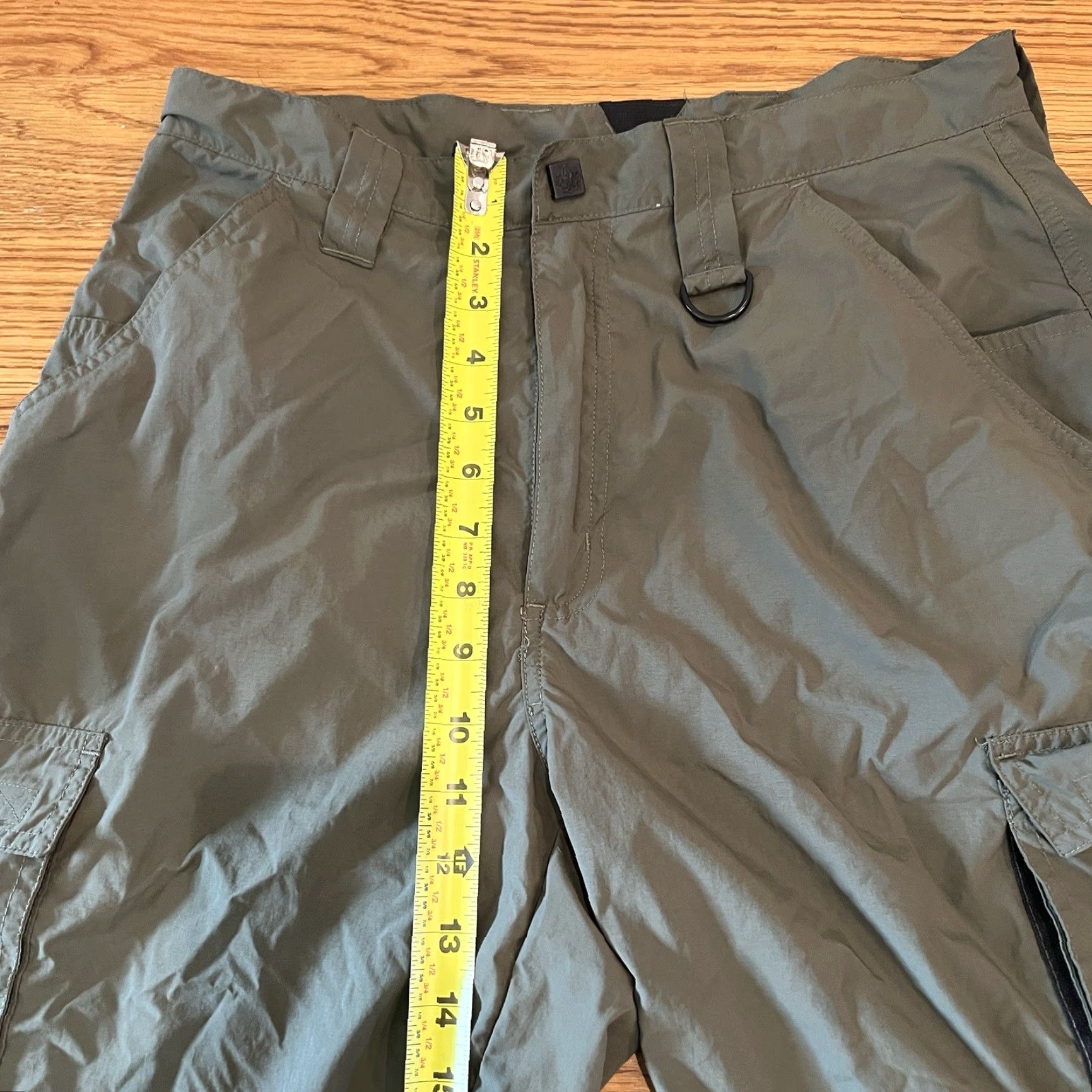 Vintage Boy Scouts of America Men's Small Green Centennial Nylon Uniform Shorts Size US 29 - 2 Thumbnail