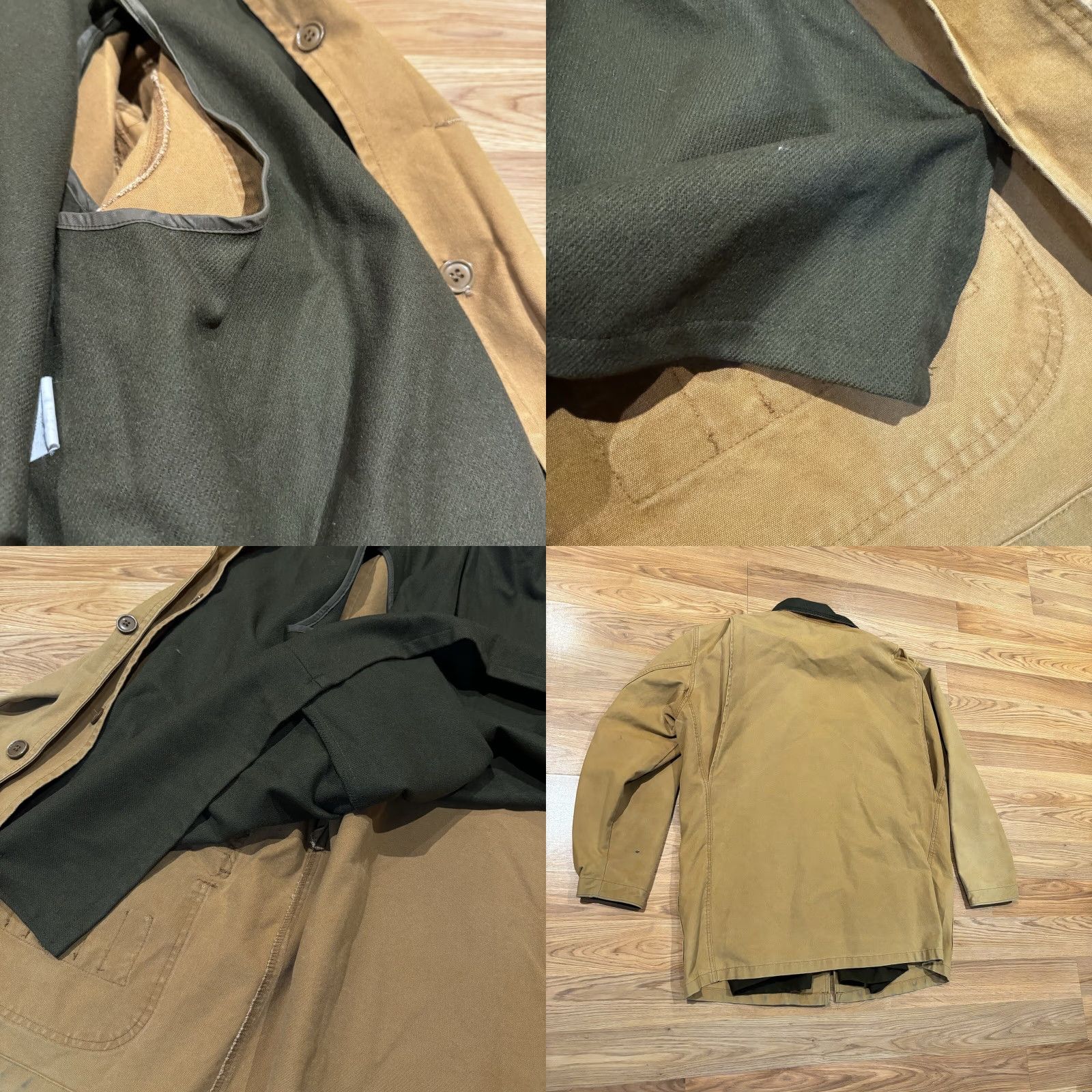 Vintage VINTAGE LL Bean Chore Coat Jacket USA Made 2XL Brown Canvas Lined Flannel Full Zip Button Casual Workwear Men Midwest US 90s Size US XXL / EU 58 / 5 - 9 Thumbnail