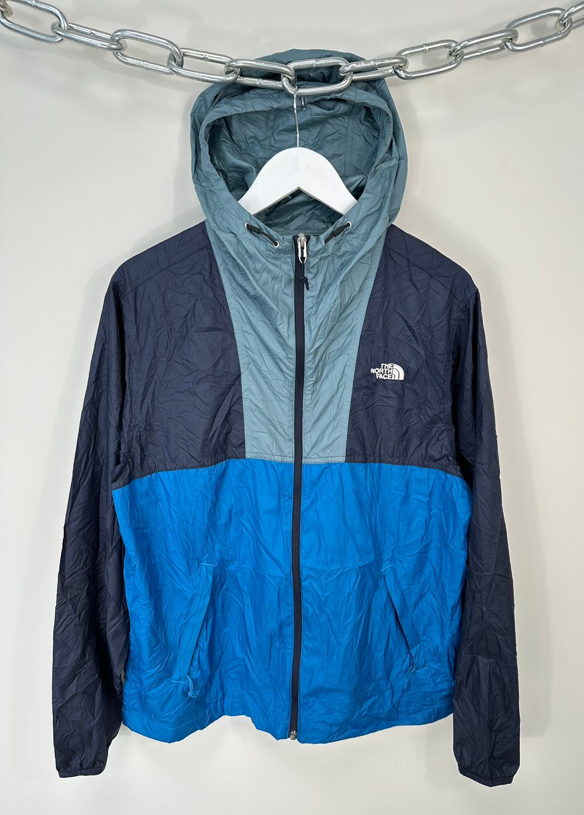 Pre-owned Outdoor Life X The North Face Vintage The North Face Windwall Light Jacket Gore-tex Hyvent (size Medium) In Multicolor