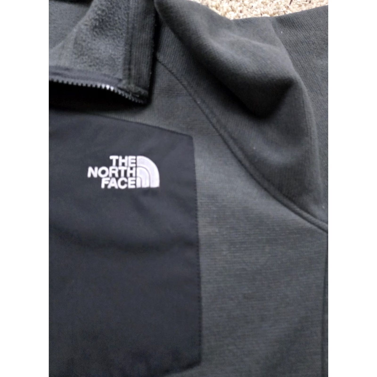 The North Face The North Face Windwall Jacket Mens XL Gray Full Zip Pockets Outdoor Lobo Windbreaker Fleece Overall Size US XL / EU 56 / 4 - 5 Thumbnail