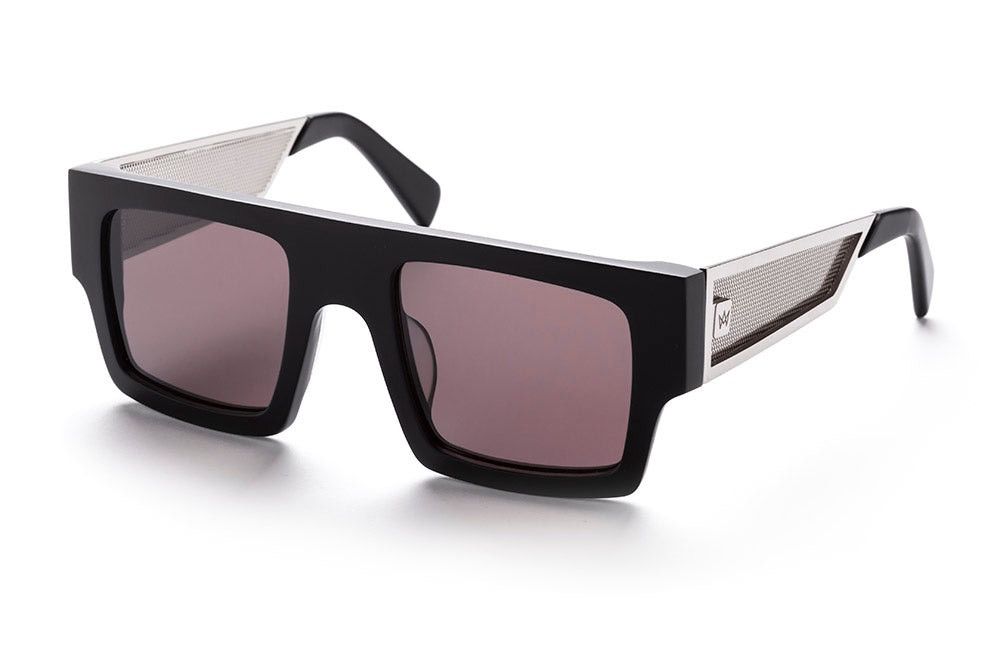 Handmade NEW AM EYEWEAR THE FIRST “MESH” EDITION MATTE BLACK & SILVER Size ONE SIZE - 1 Thumbnail