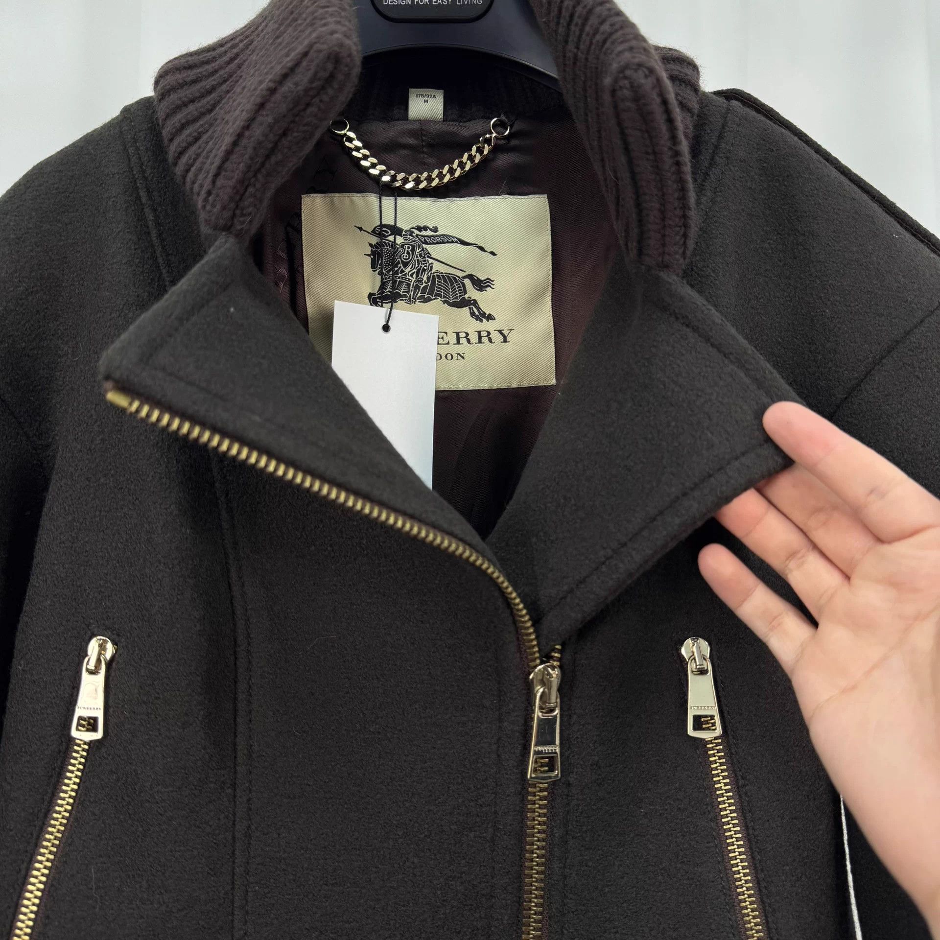 Burberry Burberry Zipper Wool Short Jacket M 99 New Size M / US 6-8 / IT 42-44 - 7 Thumbnail