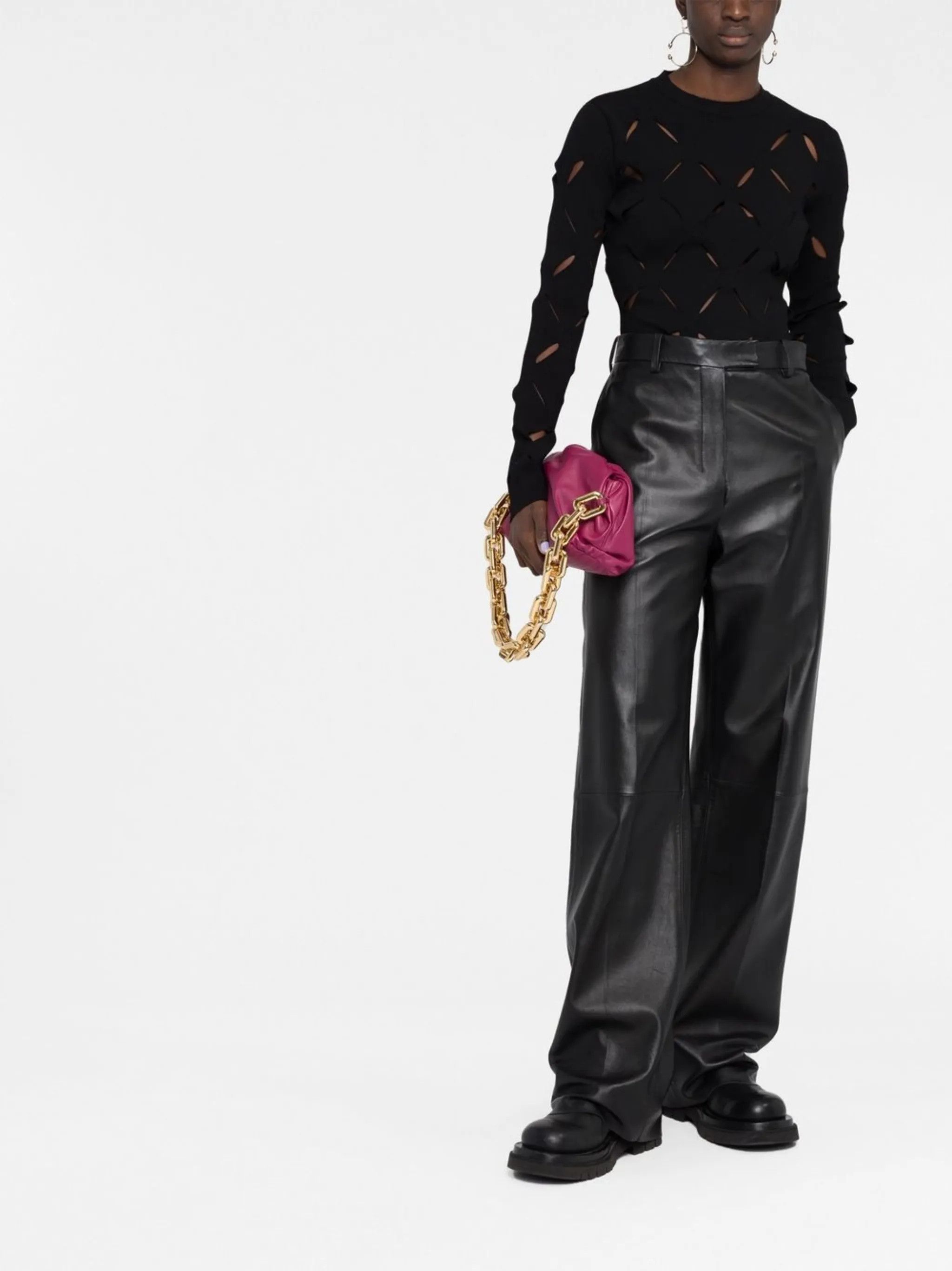 Versace o1y0226 Crewneck Sweater in Black Size M / US 6-8 / IT 42-44 - 4 Thumbnail