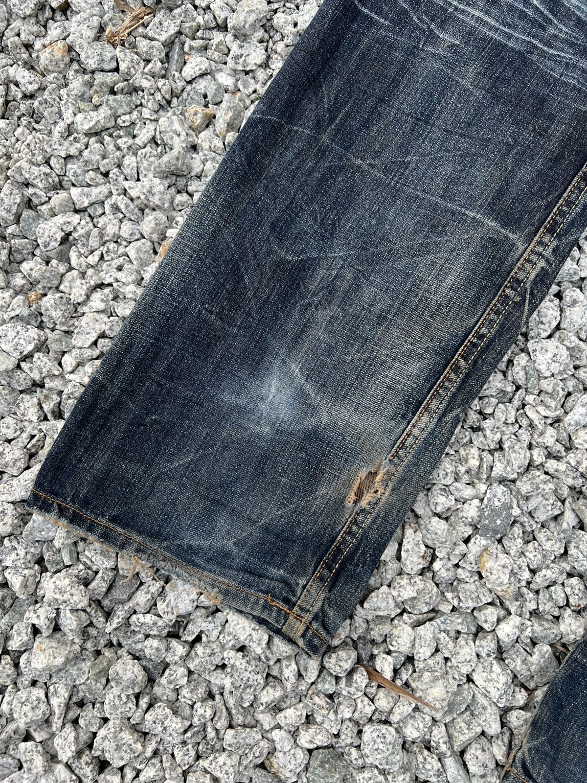 If Six Was Nine Japanese Brand Oririn Claw Jean Size US 35 - 15 Thumbnail