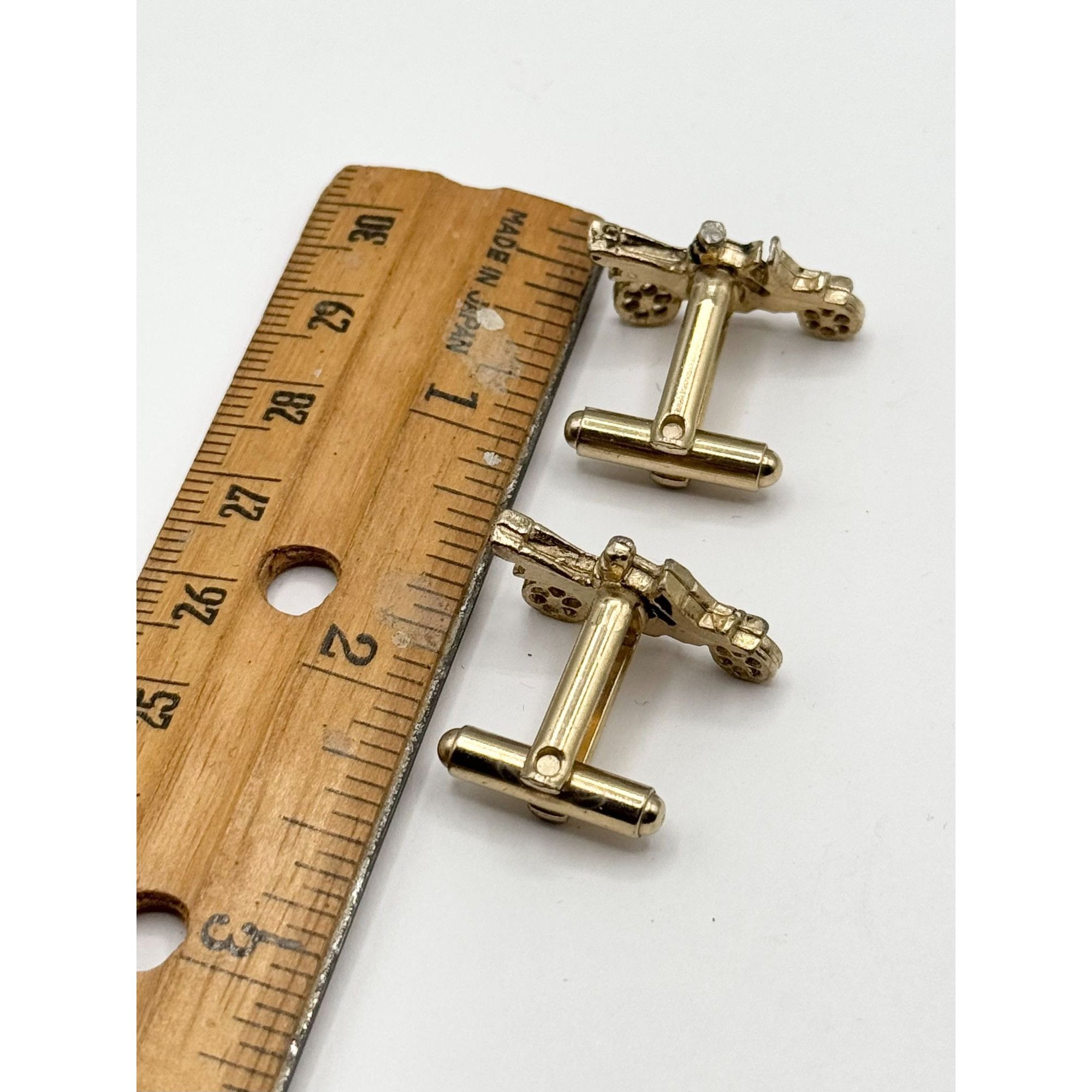 Vintage Vintage unisex motorcar car vehicle coach cuff links cufflin Size ONE SIZE - 4 Thumbnail