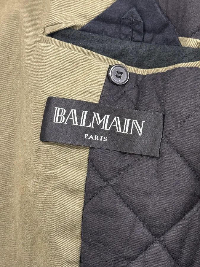 Balmain AW2014 Balmain Military Green Officer Jacket Size US M / EU 48-50 / 2 - 17 Thumbnail
