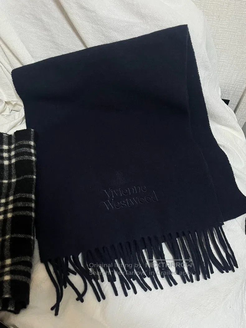 Vivienne Westwood Vivienne Westwood size 170*31cm Dark Blue Scarf Size ONE SIZE - 1 Thumbnail