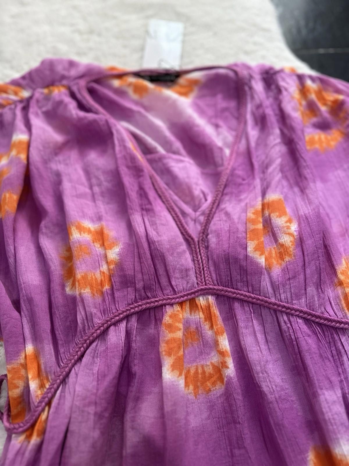 Zara ZARA Coverup Purple dress Combo Coverup Size L / US 10 / IT 46 - 2 Thumbnail