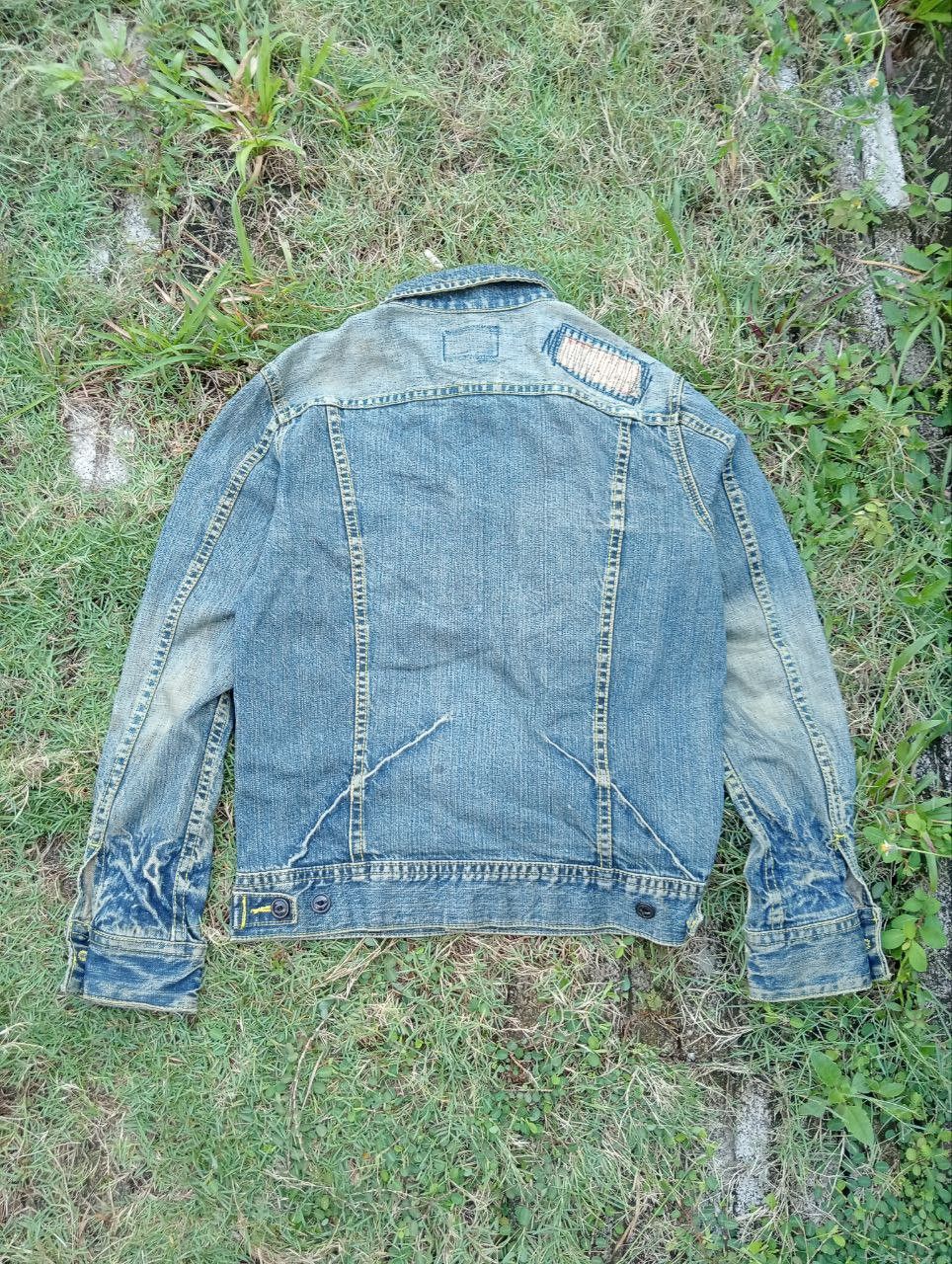 Takeo Kikuchi TAKEO KIKUCHI JAPAN PATCHWORK BLUE DENIM JACKET Size US M / EU 48-50 / 2 - 10 Thumbnail