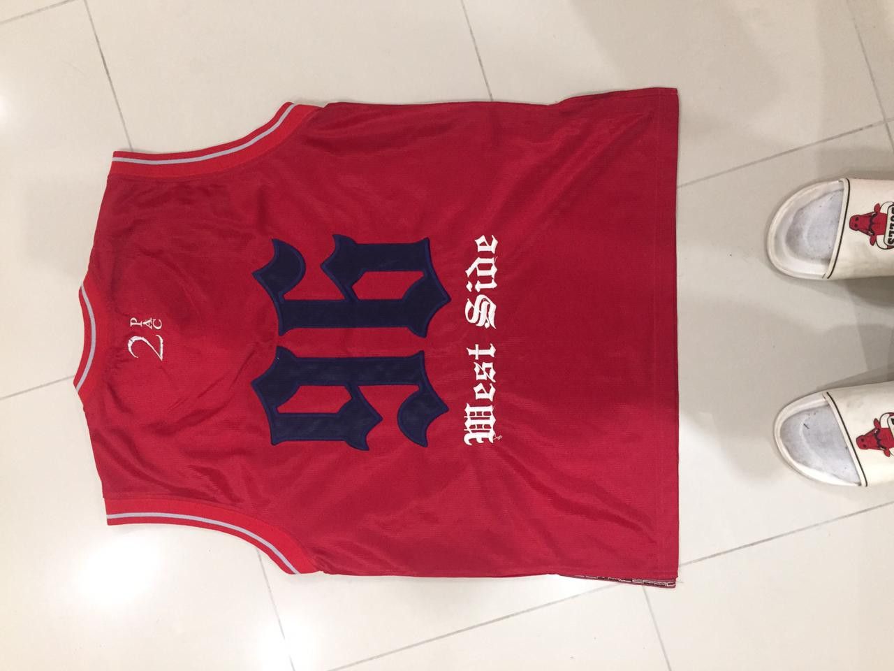 Vintage 2pac jersey very rare collection Size US L / EU 52-54 / 3 - 7 Thumbnail