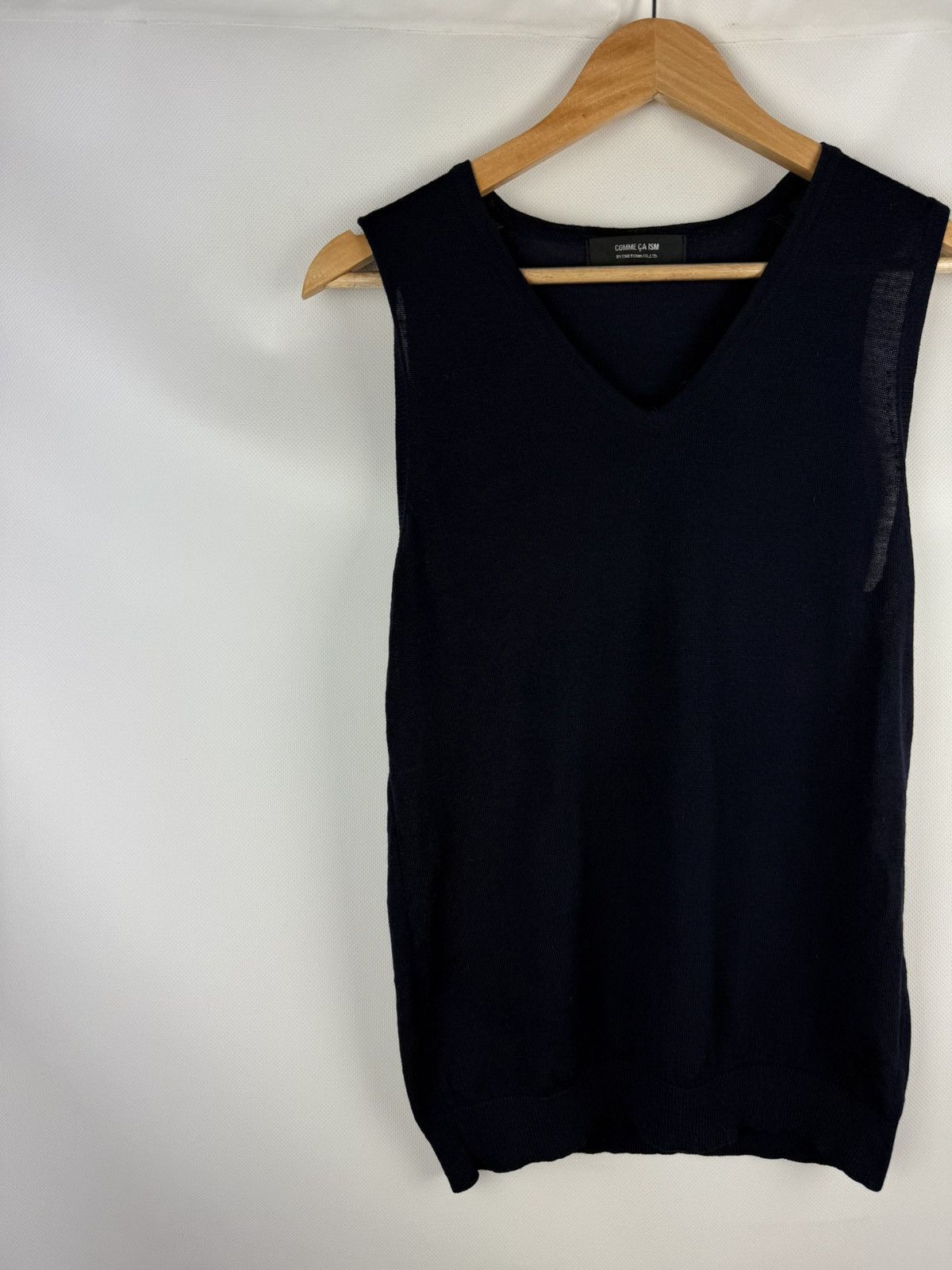 Comme Ca Ism Comme Ca Ism Japanese Knitted Sleeveless Wool Vest Sweater Size US M / EU 48-50 / 2 - 2 Thumbnail