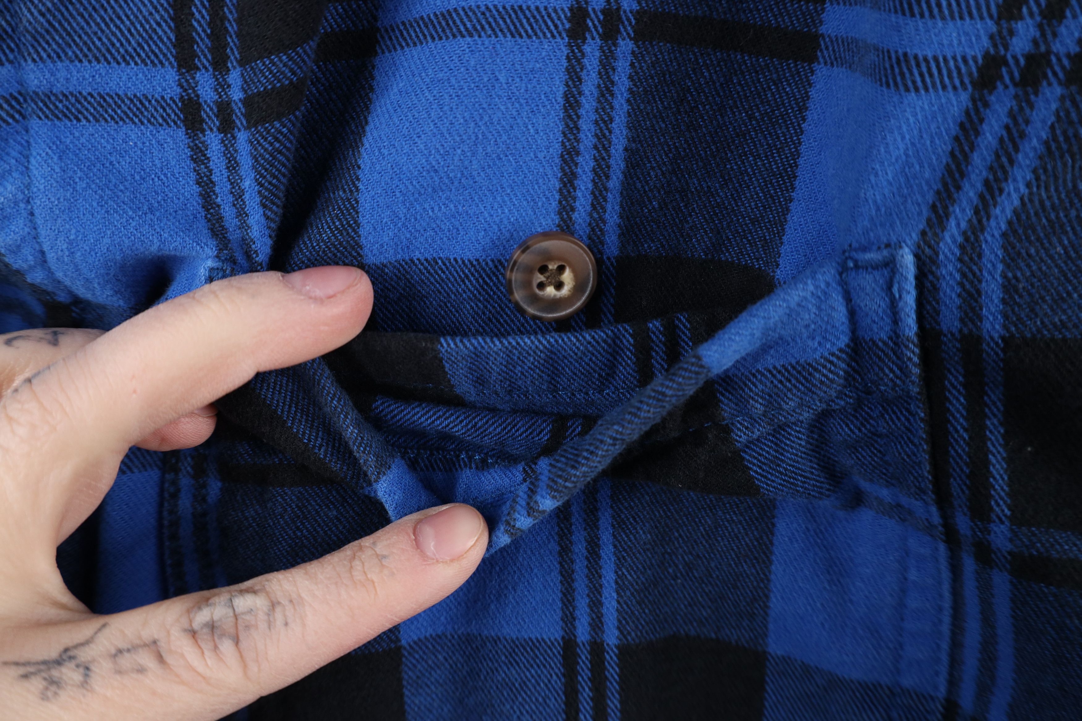 Duluth Trading Company × Vintage Duluth Trading Co Heavyweight Flannel Button Down Shirt Size US L / EU 52-54 / 3 - 6 Thumbnail