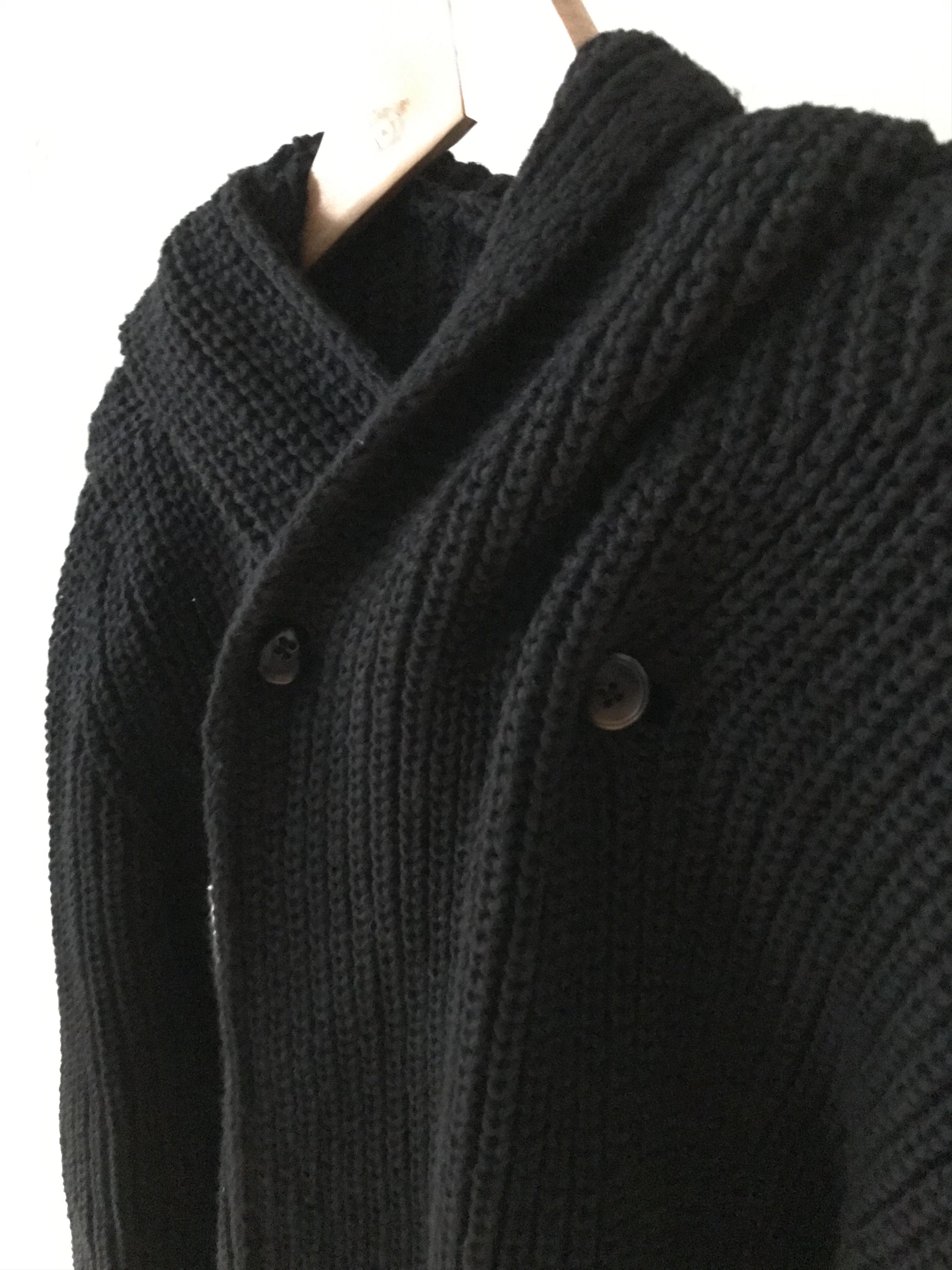 Rick Owens FW15 Rick Owens Sphinx thick heavy knit, draped cardigan Size US M / EU 48-50 / 2 - 5 Thumbnail