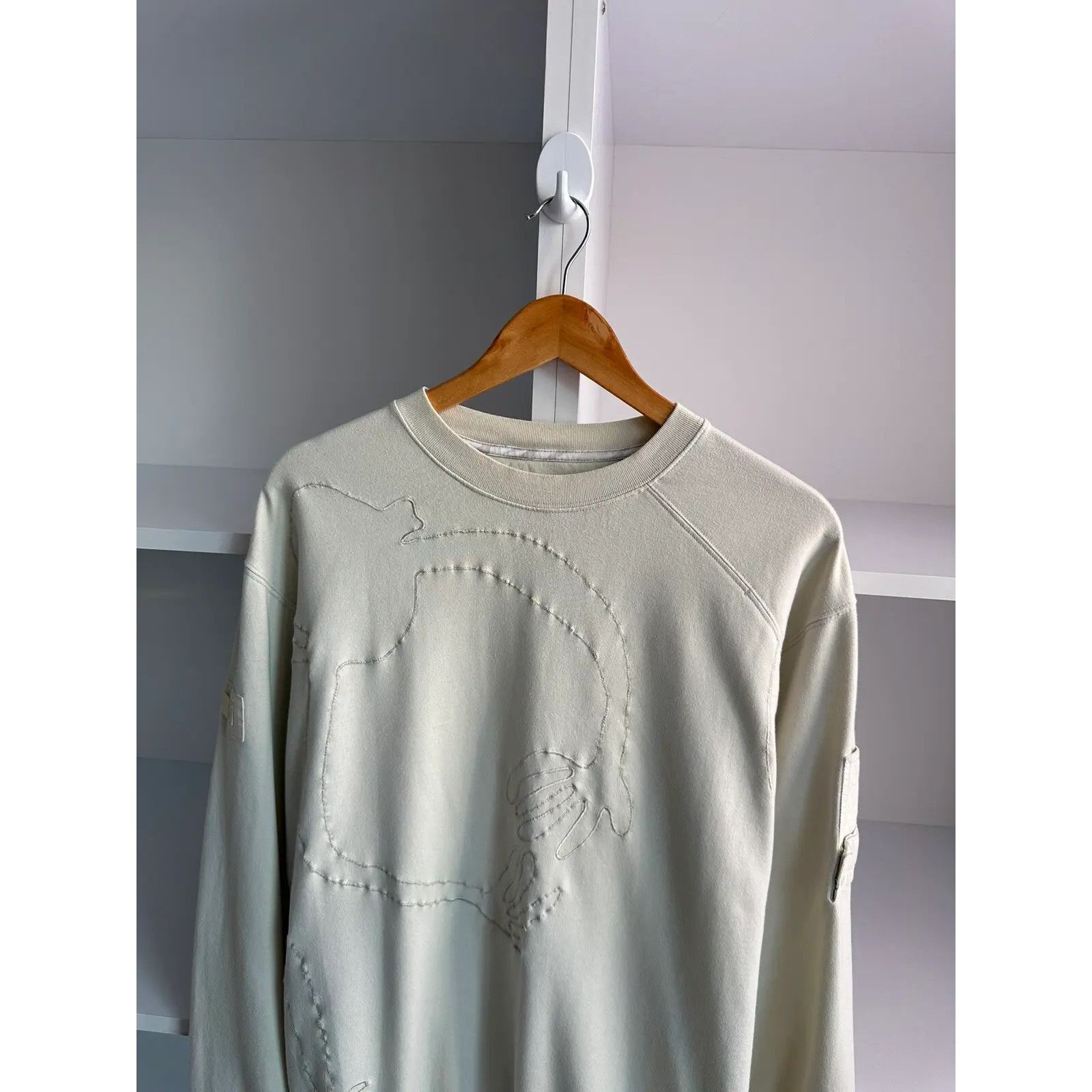 Maharishi VTG Maharishi Avant Garde Archival Beige Sweatshirt Size US M / EU 48-50 / 2 - 2 Thumbnail