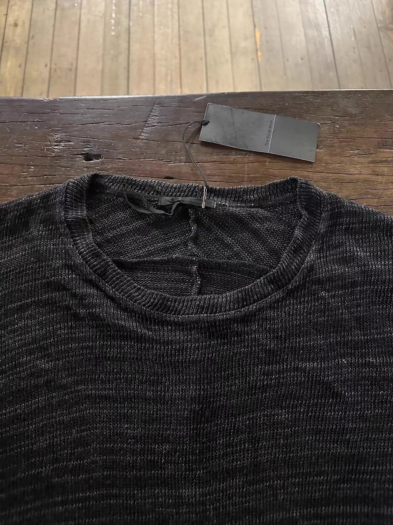 The Viridi-anne The Viridi-Anne Black Horizontal Stripe Knit Sweater Ｑ25 Size US M / EU 48-50 / 2 - 3 Thumbnail