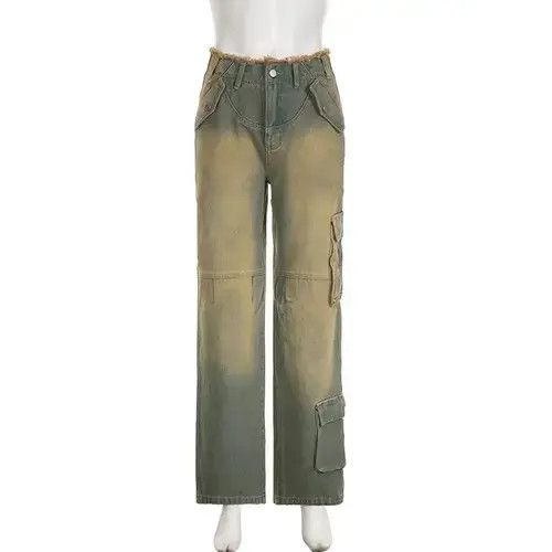 Designer × Japanese Brand × Vintage Y2K Baggy Pockets Patchwork Jeans Unisex Size US 29 - 3 Thumbnail