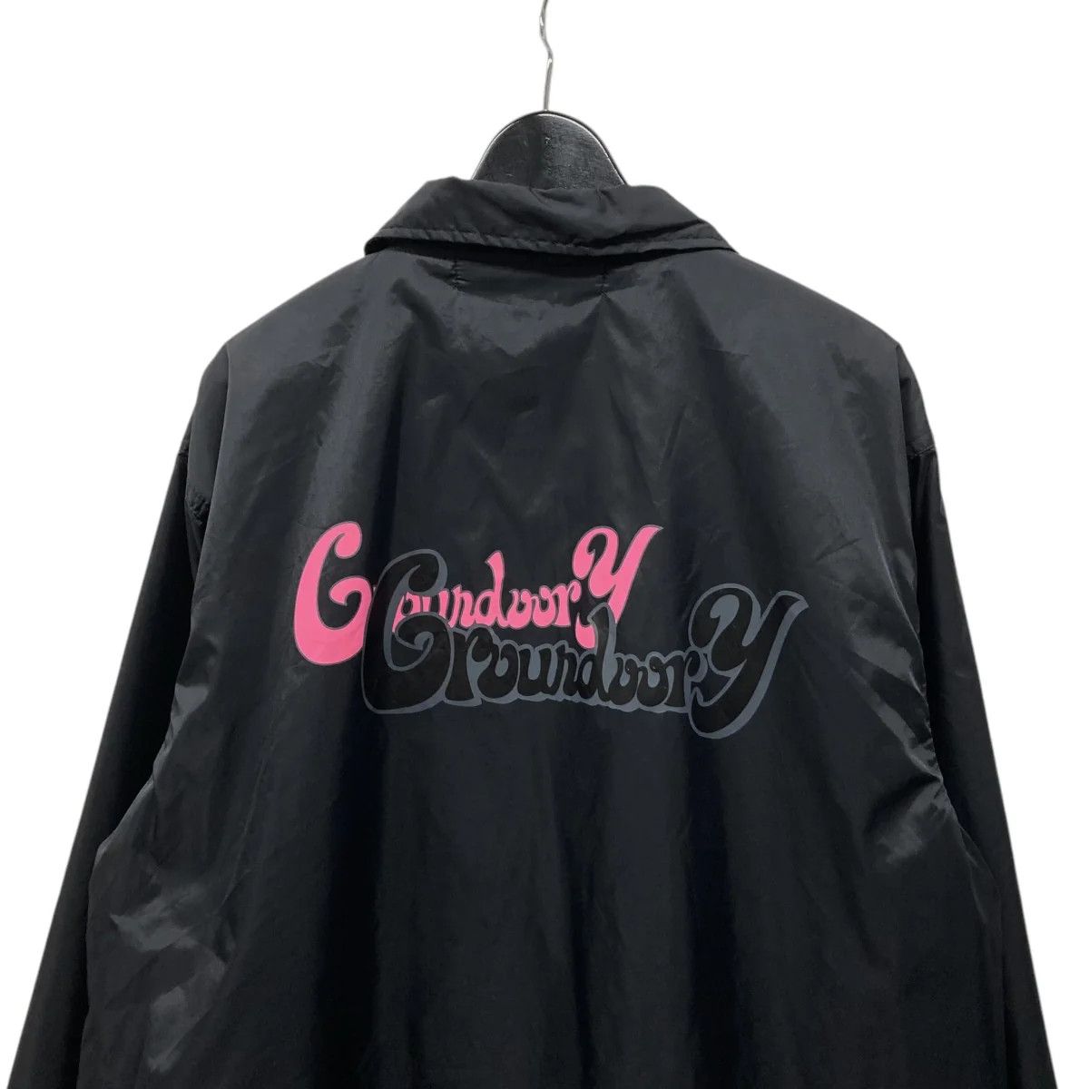 Ground Y × Yohji Yamamoto Logo Nylon Coach Jacket Size US L / EU 52-54 / 3 - 3 Thumbnail