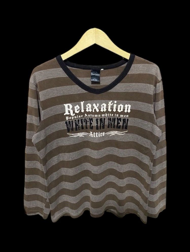 If Six Was Nine × Japanese Brand × Le Grande Bleu (L.G.B.) Longsleeve ~ Conzo Relife Stripe UK IfSixWasNine Style Size US M / EU 48-50 / 2 - 5 Thumbnail