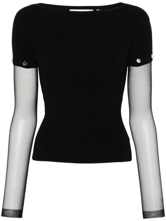 Sportmax SPORTMAX Women Sweater 12361111600 004 Black Size S / US 4 / IT 40 - 1 Thumbnail