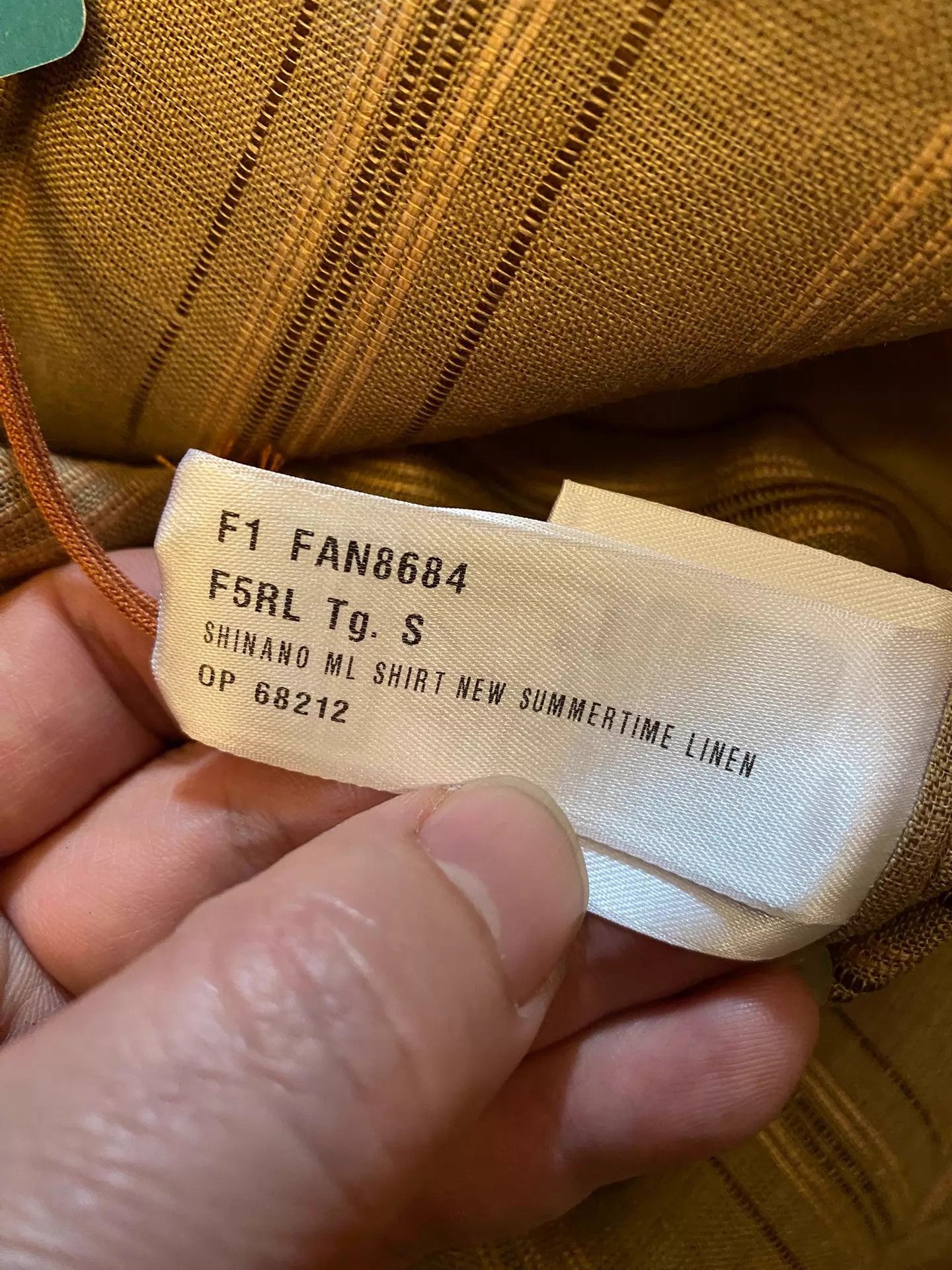 Loro Piana Loro Piana x Beckham New 100% Linen Men's Shirt S Size US S / EU 44-46 / 1 - 9 Thumbnail