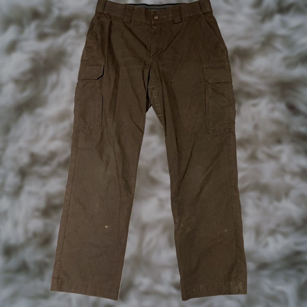 Vintage 5.11 Tactical Series Pants Womens Size 14 Pockets Outdoor Hiking Rip Stop Brown Pants Size 36" / US 14 / IT 50 - 1 Thumbnail