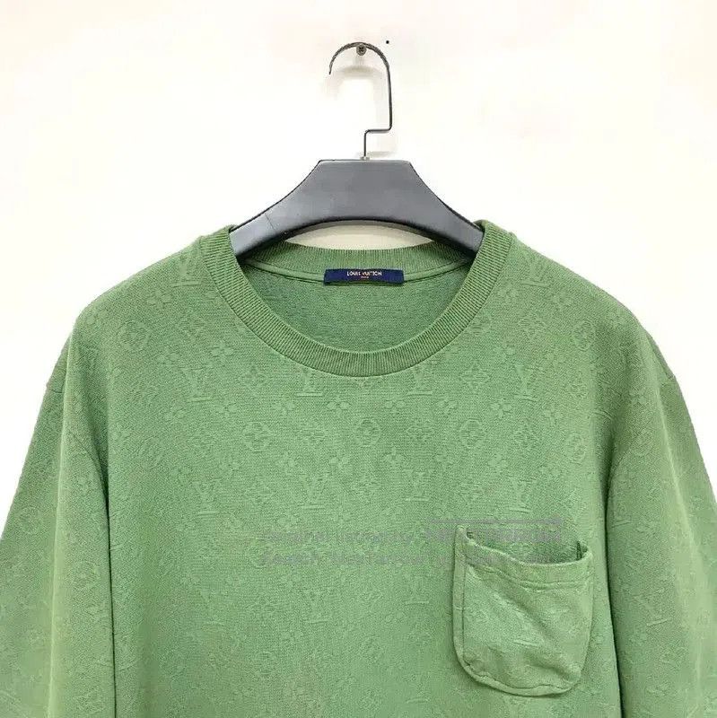 Louis Vuitton Louis Vuitton Green Cotton T. Size US XXL / EU 58 / 5 - 5 Thumbnail