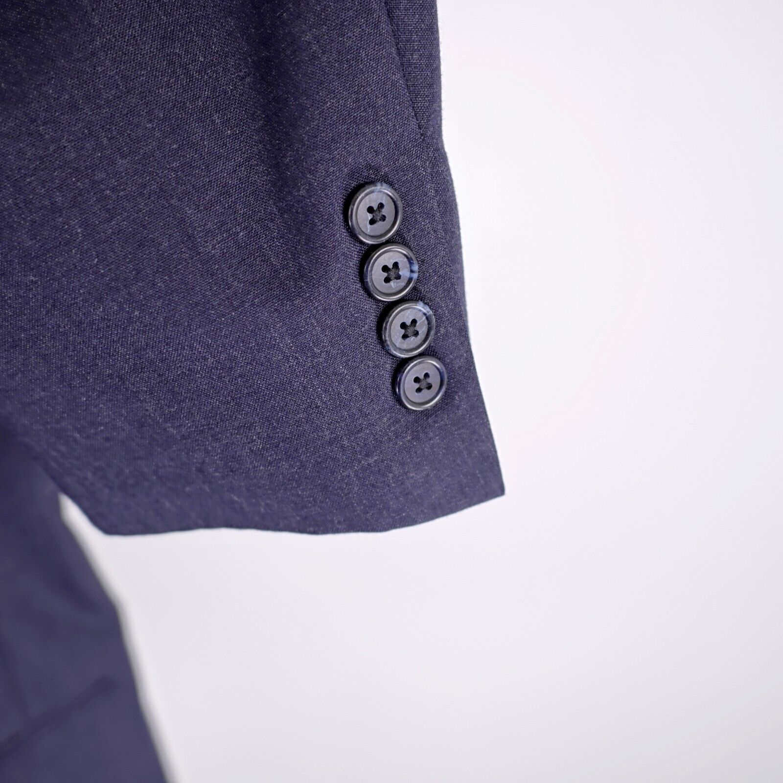 Hart Schaffner Marx Hart Schaffner Marx Blue Wool 2 Button Blazer 42R Portly Size 42R - 3 Thumbnail