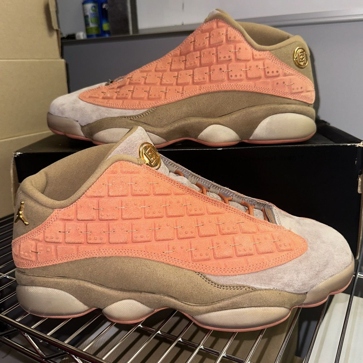 Size 13 - CLOT x Air Jordan 13 Retro NRG Low Terracotta