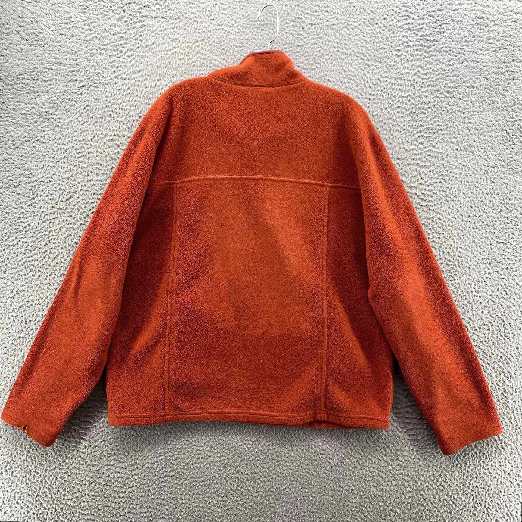 Vintage VINTAGE L.L.Bean Sweater Shirt Mens Medium Polartec 1/4 T Snap Pullover Fleece Boxy Y2K orange 90s Mens Size US M / EU 48-50 / 2 - 7 Thumbnail