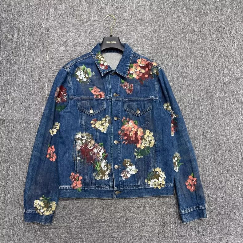 Gucci Gucci Floral graffiti denim jacket 2505-Nextarrow Size US L / EU 52-54 / 3 - 1 Thumbnail